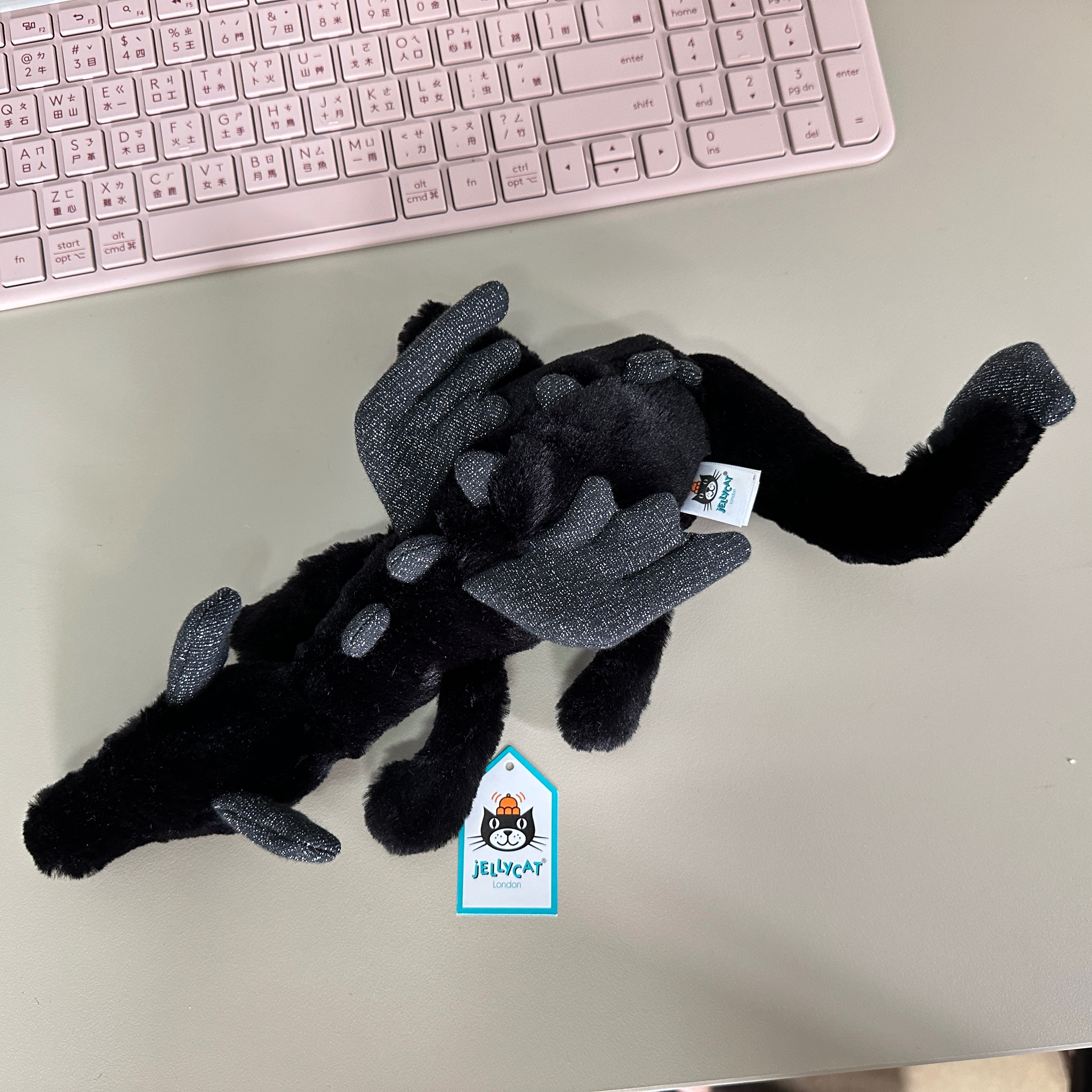 （九成新）Jellycat黑色雪龍26cm