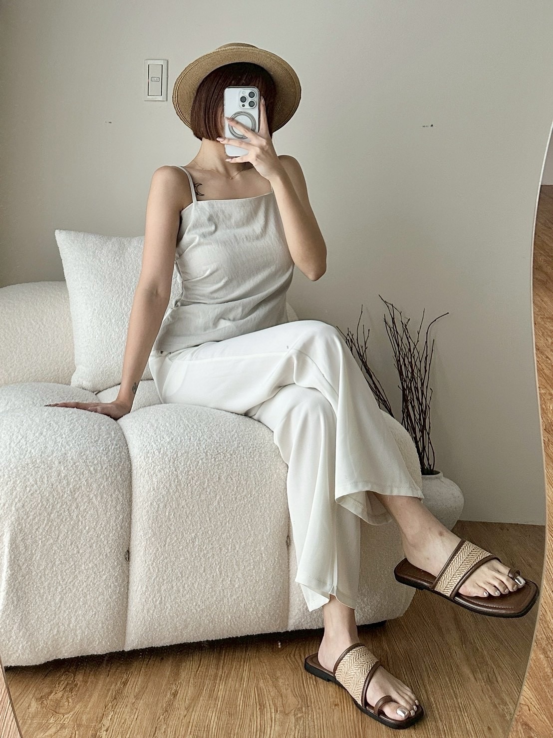 zoezoe.co午後時光側抓皺背心（A8312）