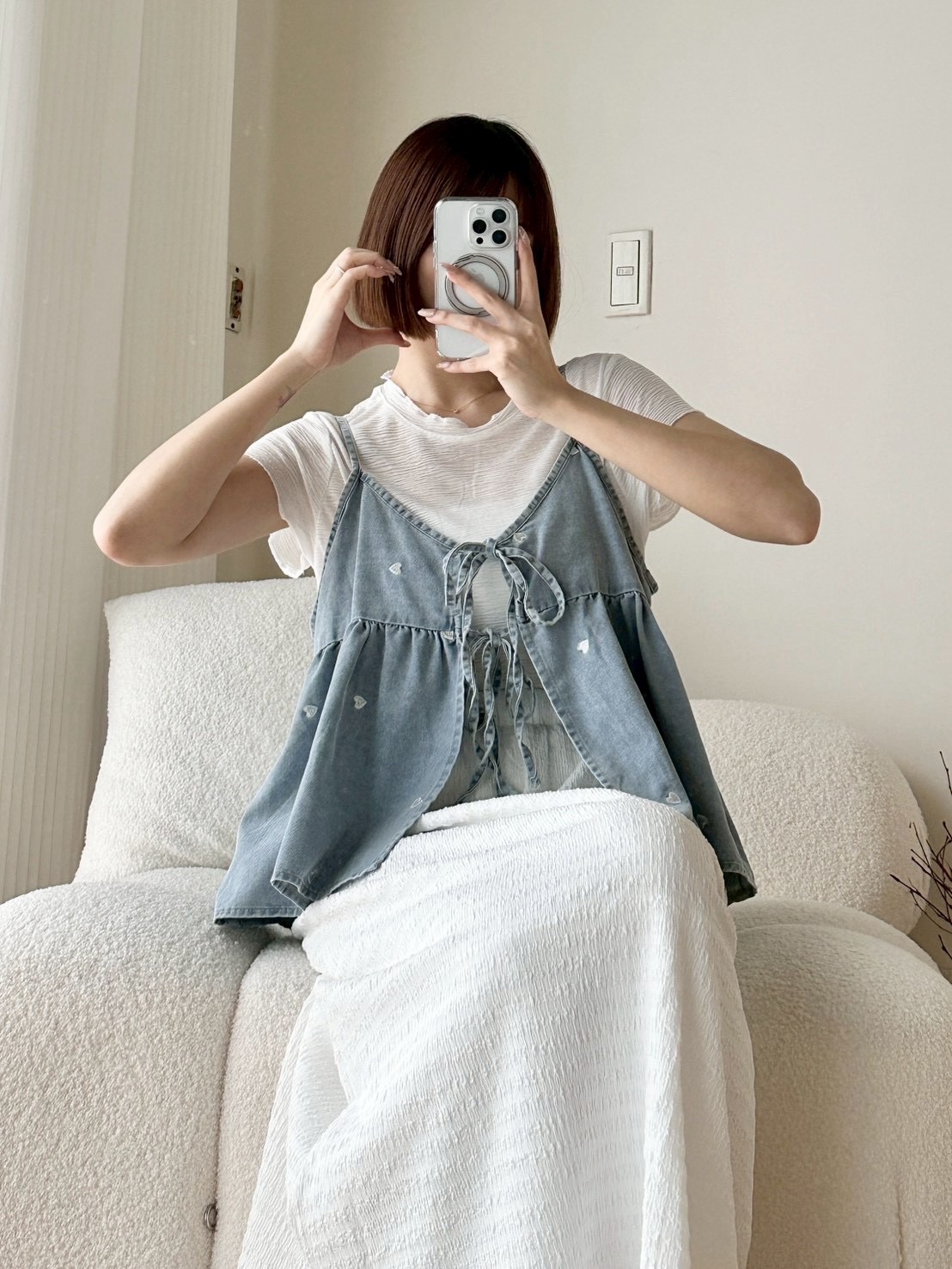 zoezoe.co牛仔2ways愛心小背心（A0088-8）