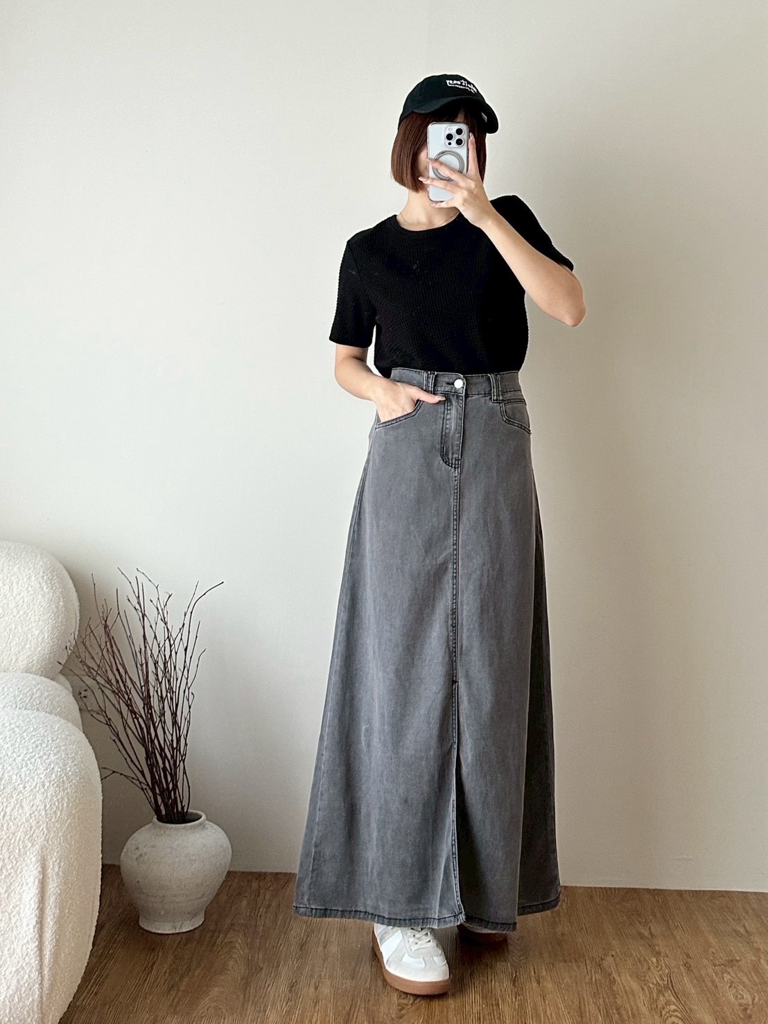zoezoe.co個性女孩質感開衩長裙（A9575）