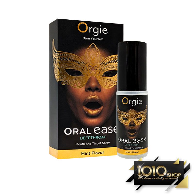 【1010SHOP】葡萄牙 Orgie Oral Ease 深喉 舒緩 噴霧 溫和 不麻 提升 口愛 快感 15ml