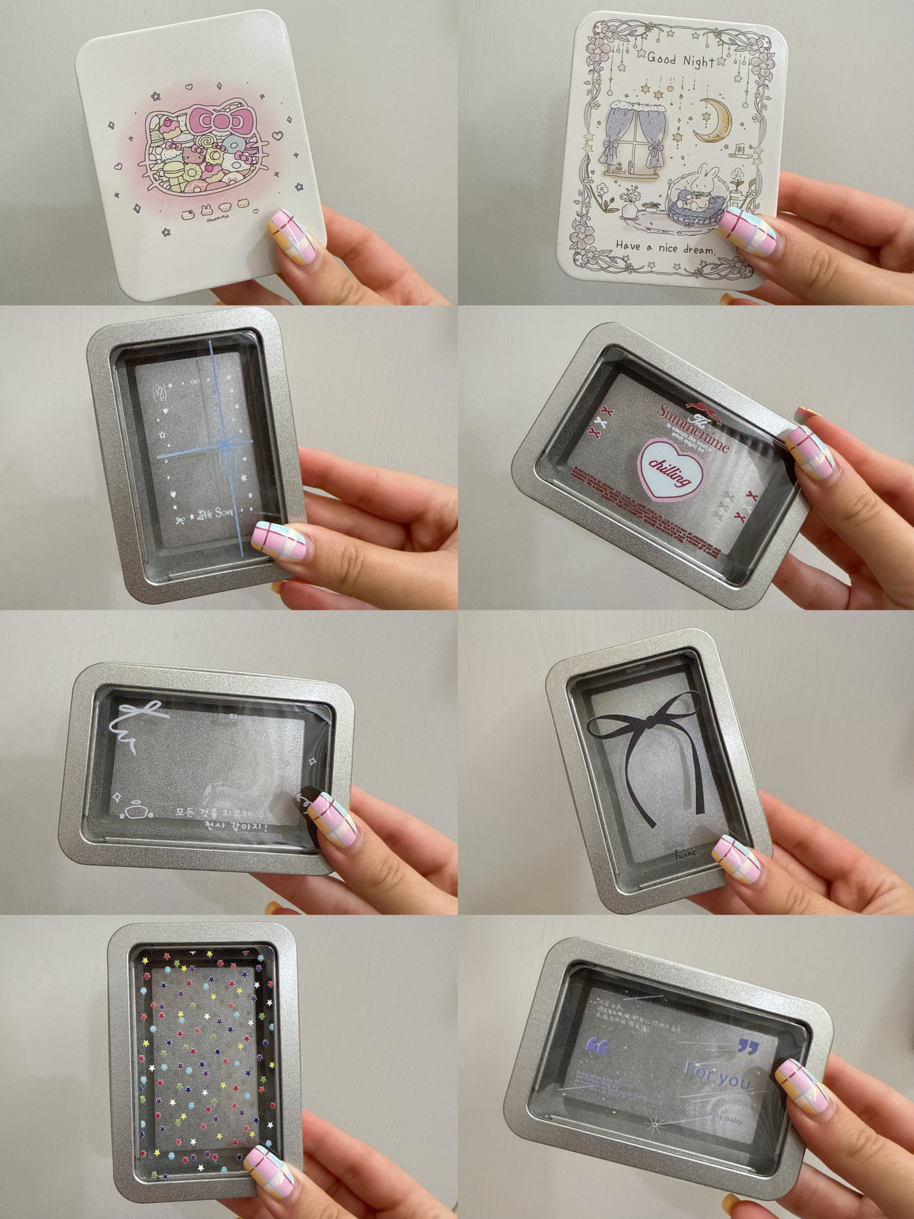 韓系鐵盒/小卡鐵盒 收納盒 現貨