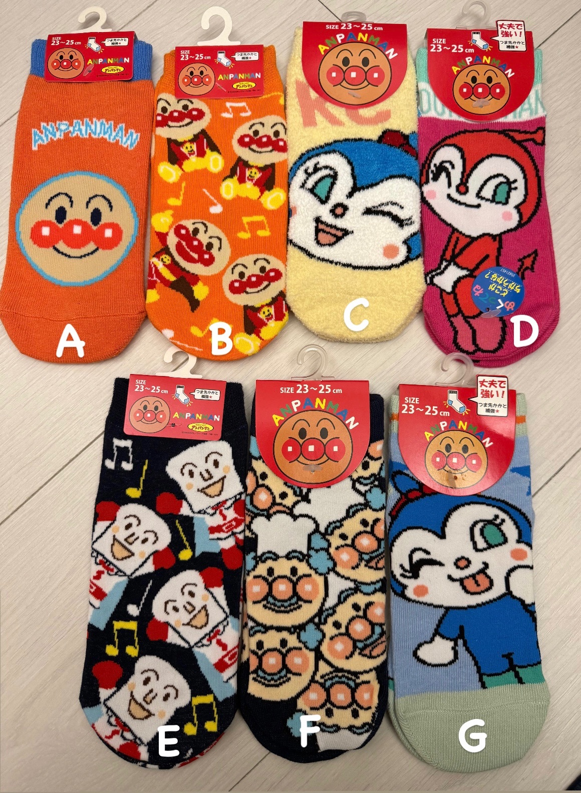 日本🇯🇵現貨麵包超人女生襪子🧦