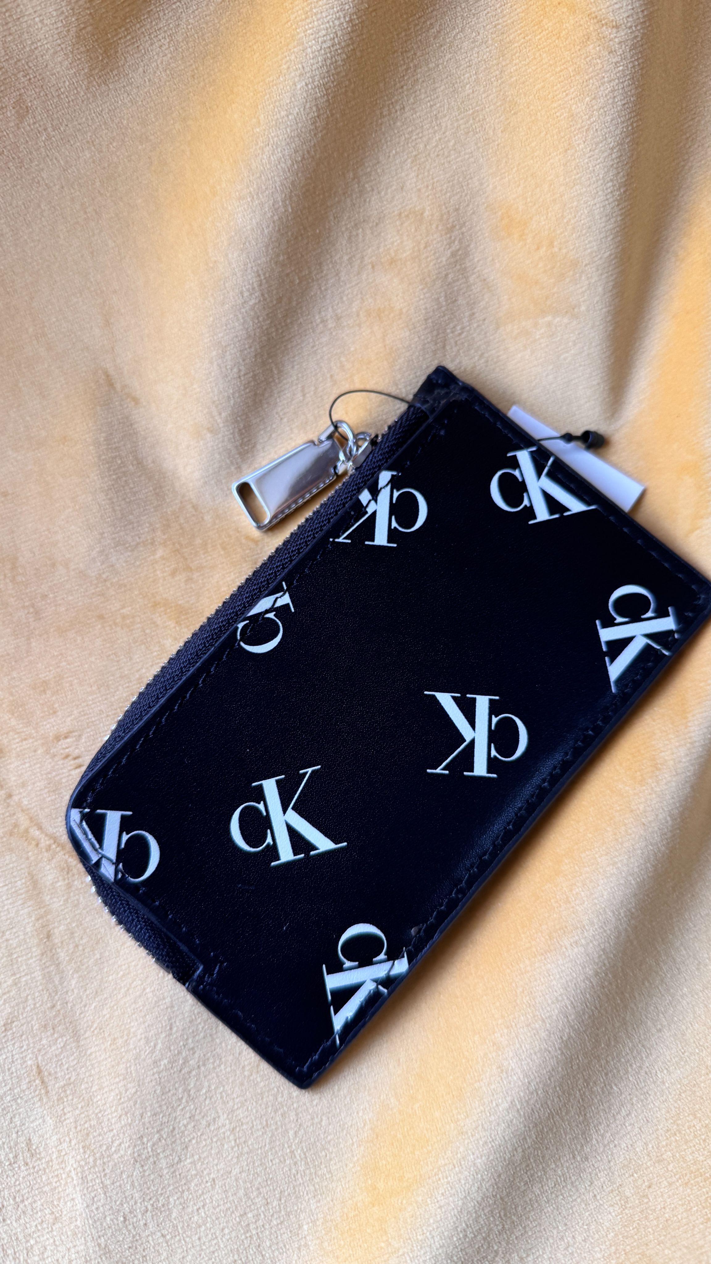 CK 滿版Logo零錢卡包