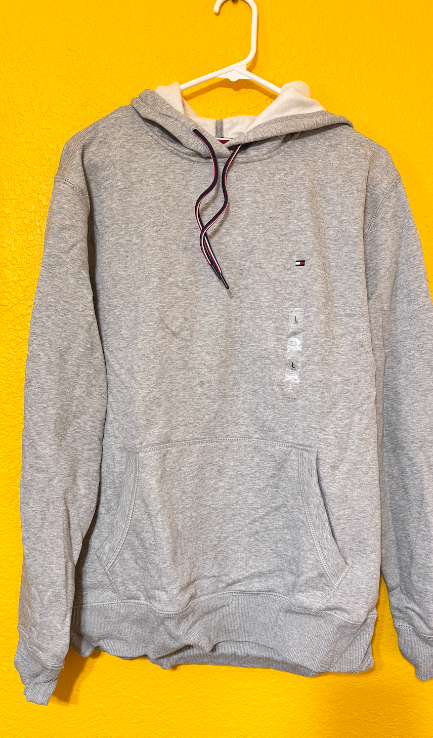 Tommy 小Logo刷毛帽T