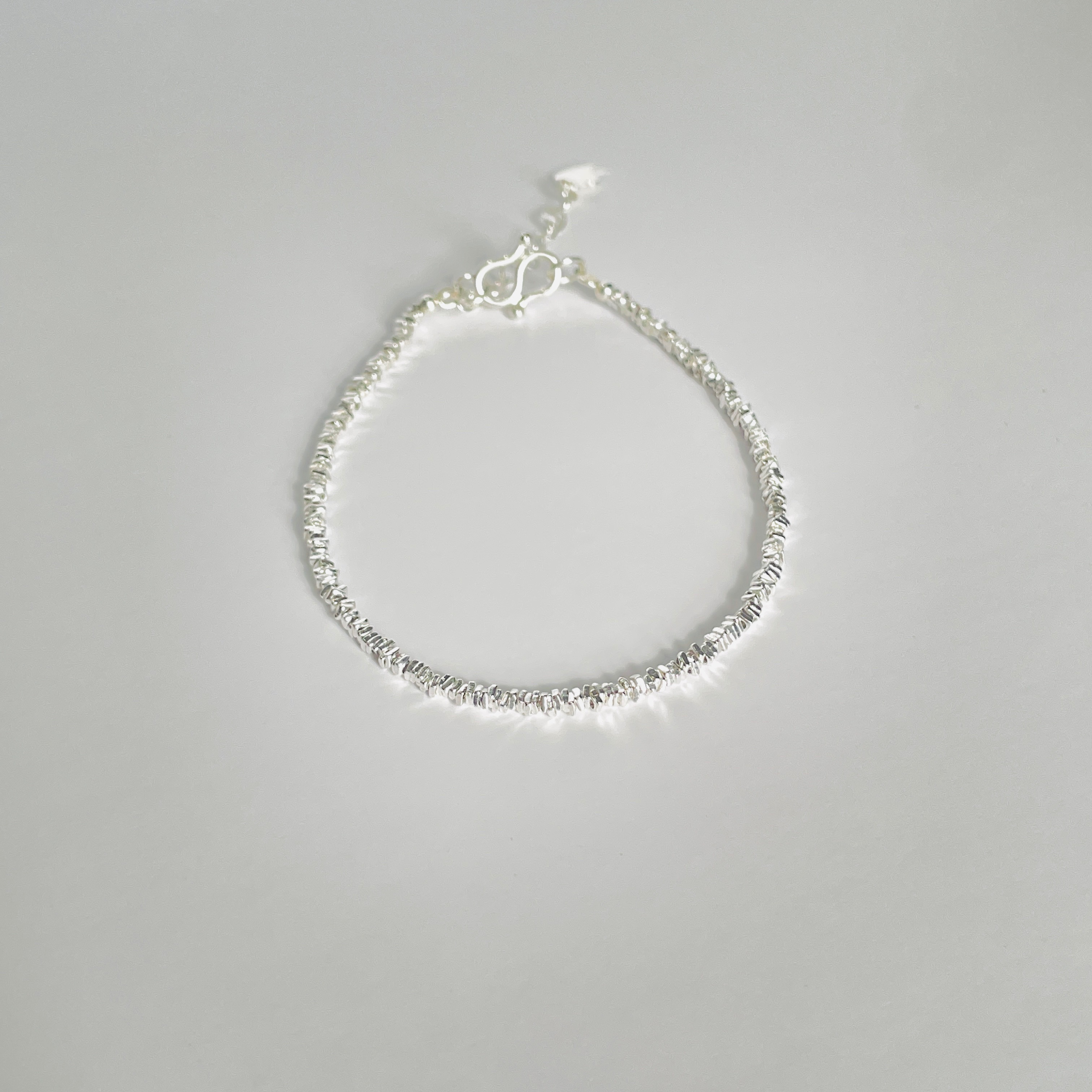 碎銀手鍊｜足銀999 簡約日常百搭