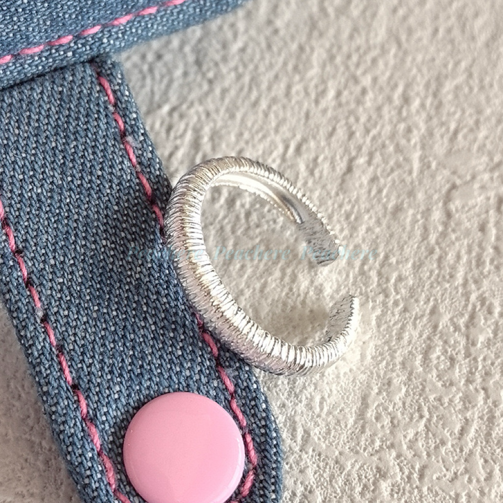 s925 極簡百搭樹紋開口戒