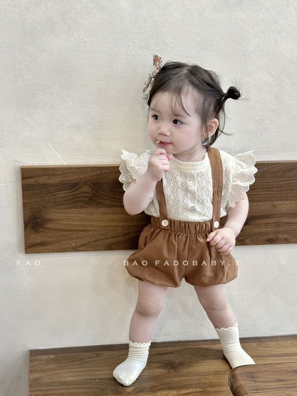 夏季時尚針織.吊帶短褲套裝