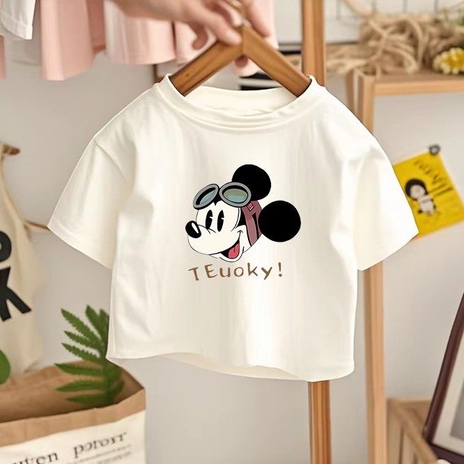 小童白TEE(飛行鏡米奇/米奇)