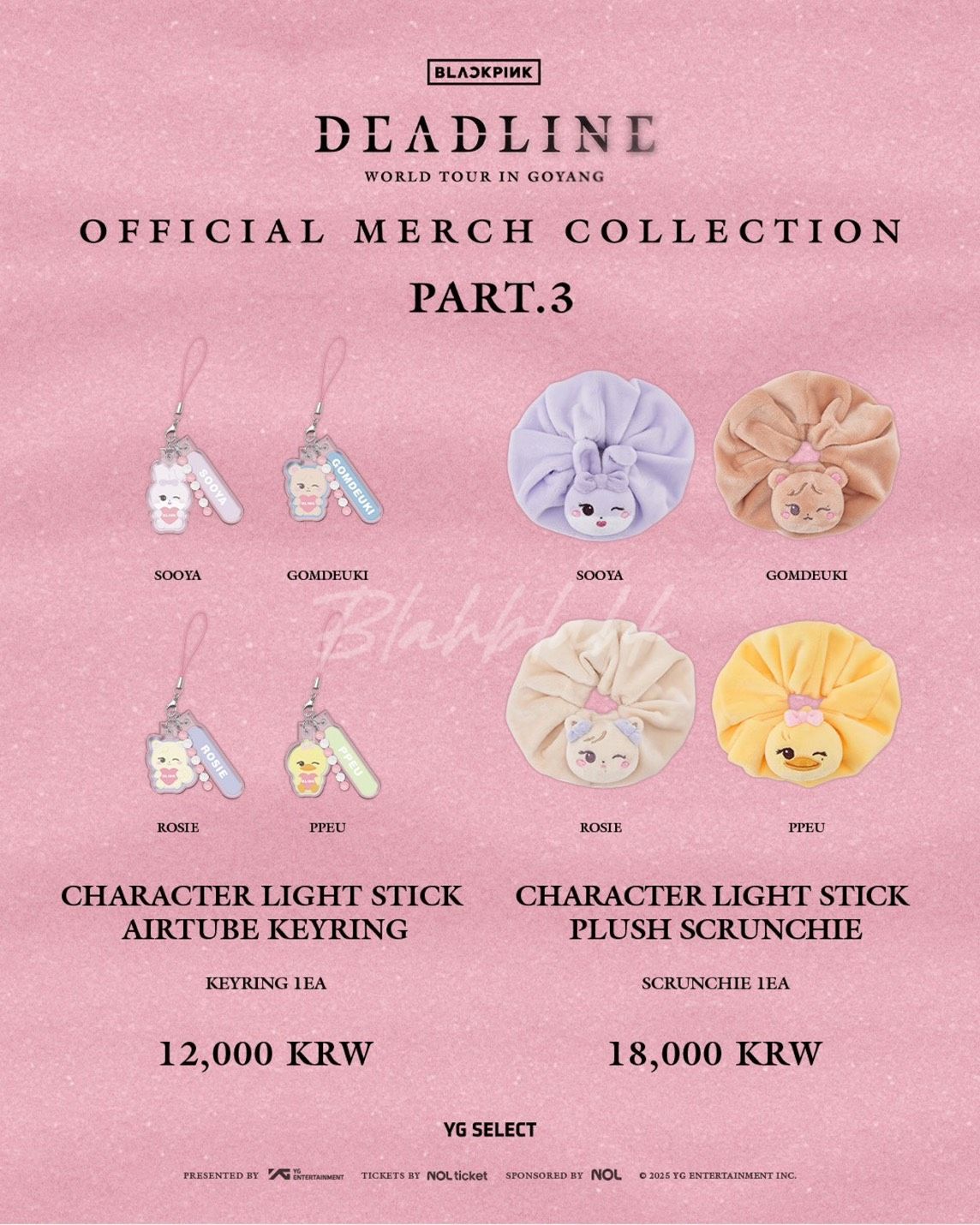 BLACKPINK 2025 世巡高陽場 周邊 PART.3