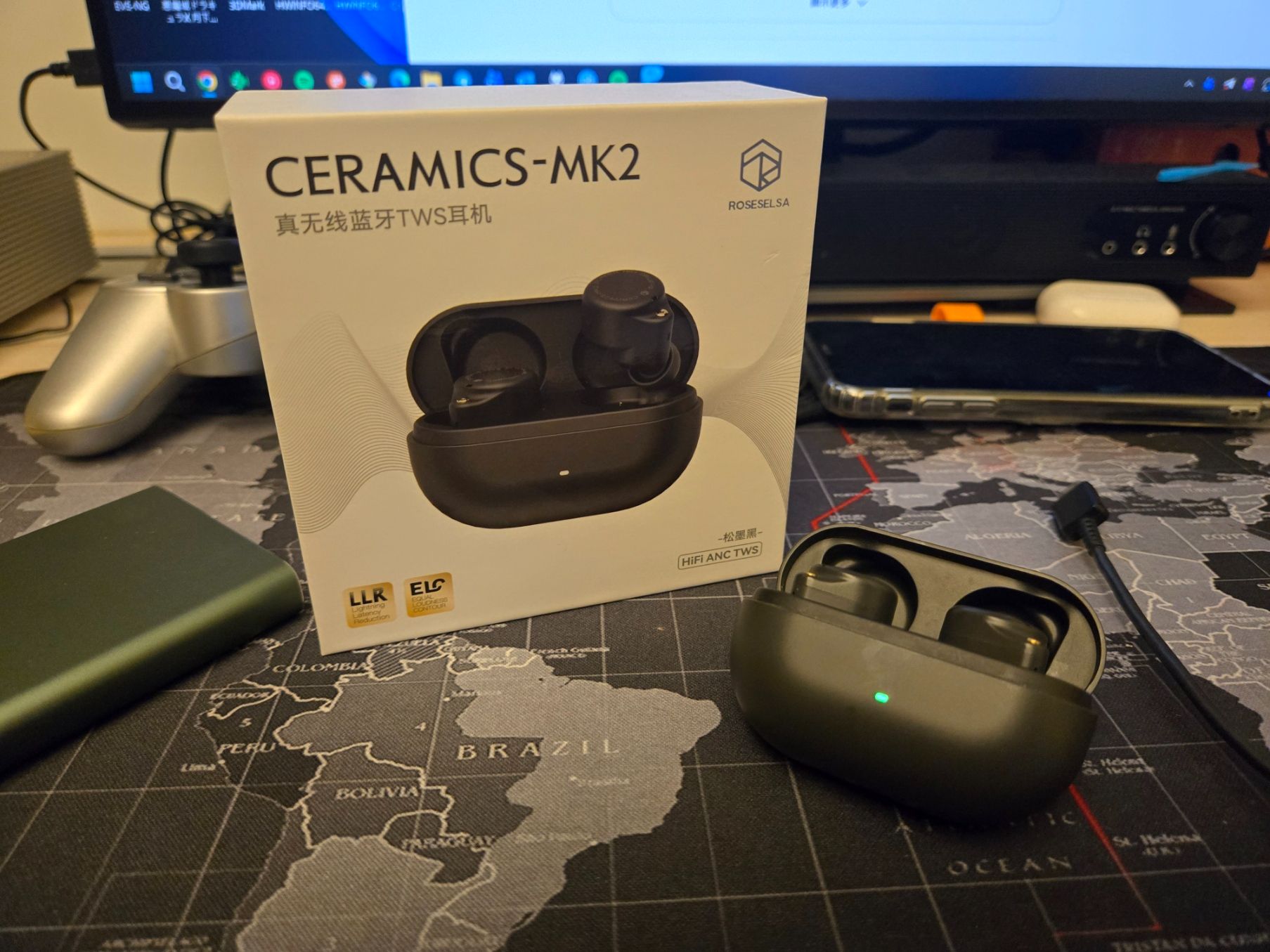 弱水時砂 Ceramics MK2 琉璃二代 真無線藍牙耳機 入耳式 主動降噪 支援LDAC