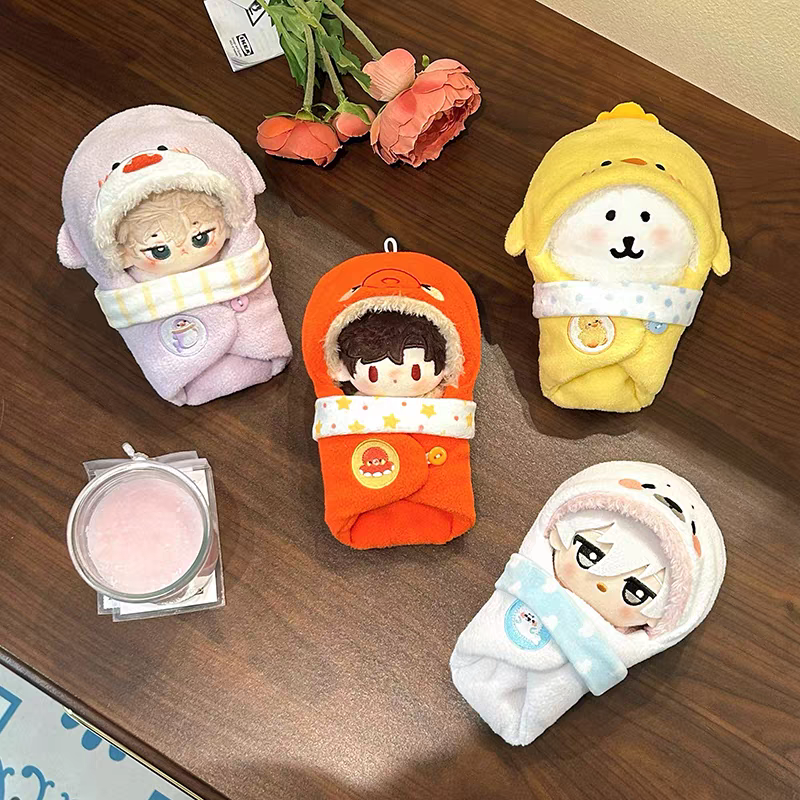 動物寶寶包巾（10cm）