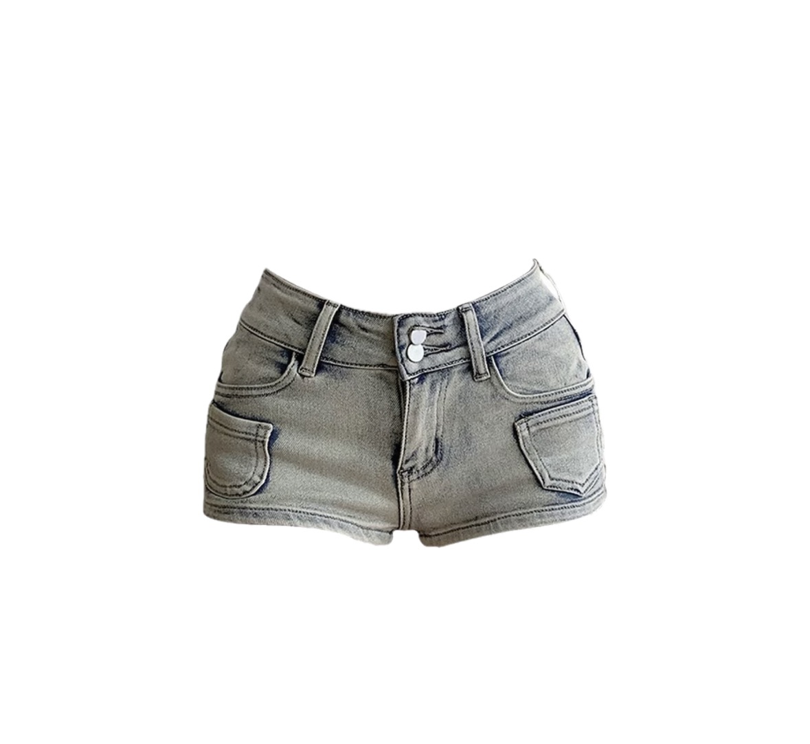 美式辣妹牛仔超短裤（尺碼偏小