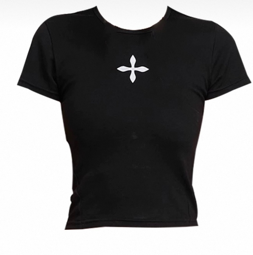 歐美辣妹純慾露肚上衣