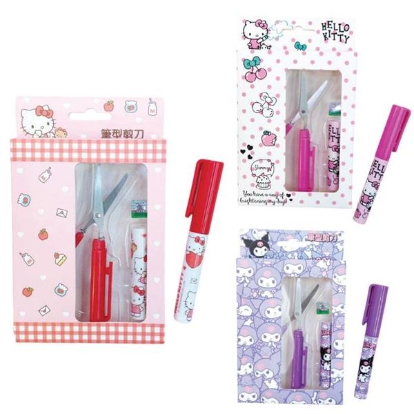 Sanrio 三麗鷗 HELLO KITTY 酷洛米 筆型剪刀