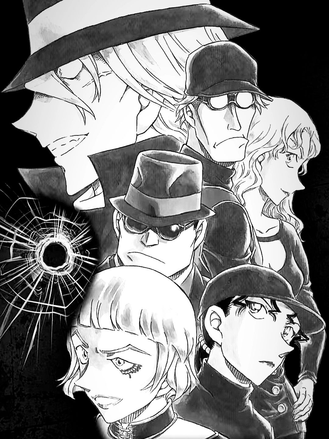 黑衣組織（琴酒、苦艾酒、伏特加、基爾、香堤、柯倫）