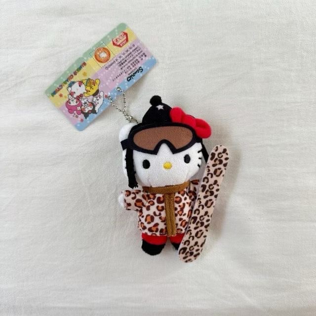 韓國🇰🇷豹紋護目鏡kitty吊飾