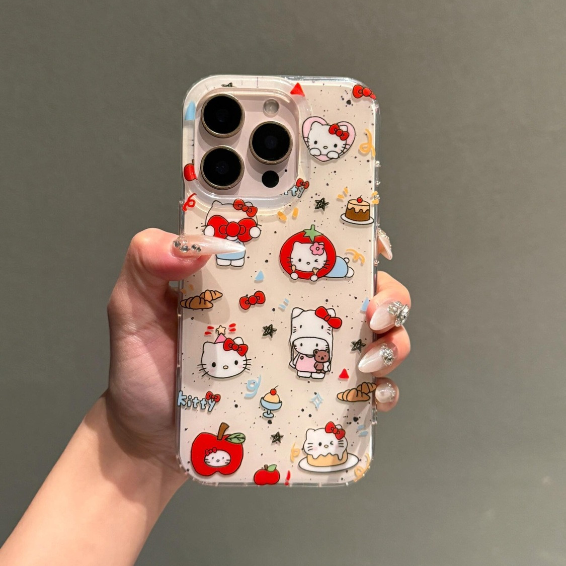 潑墨甜點kitty手機殼