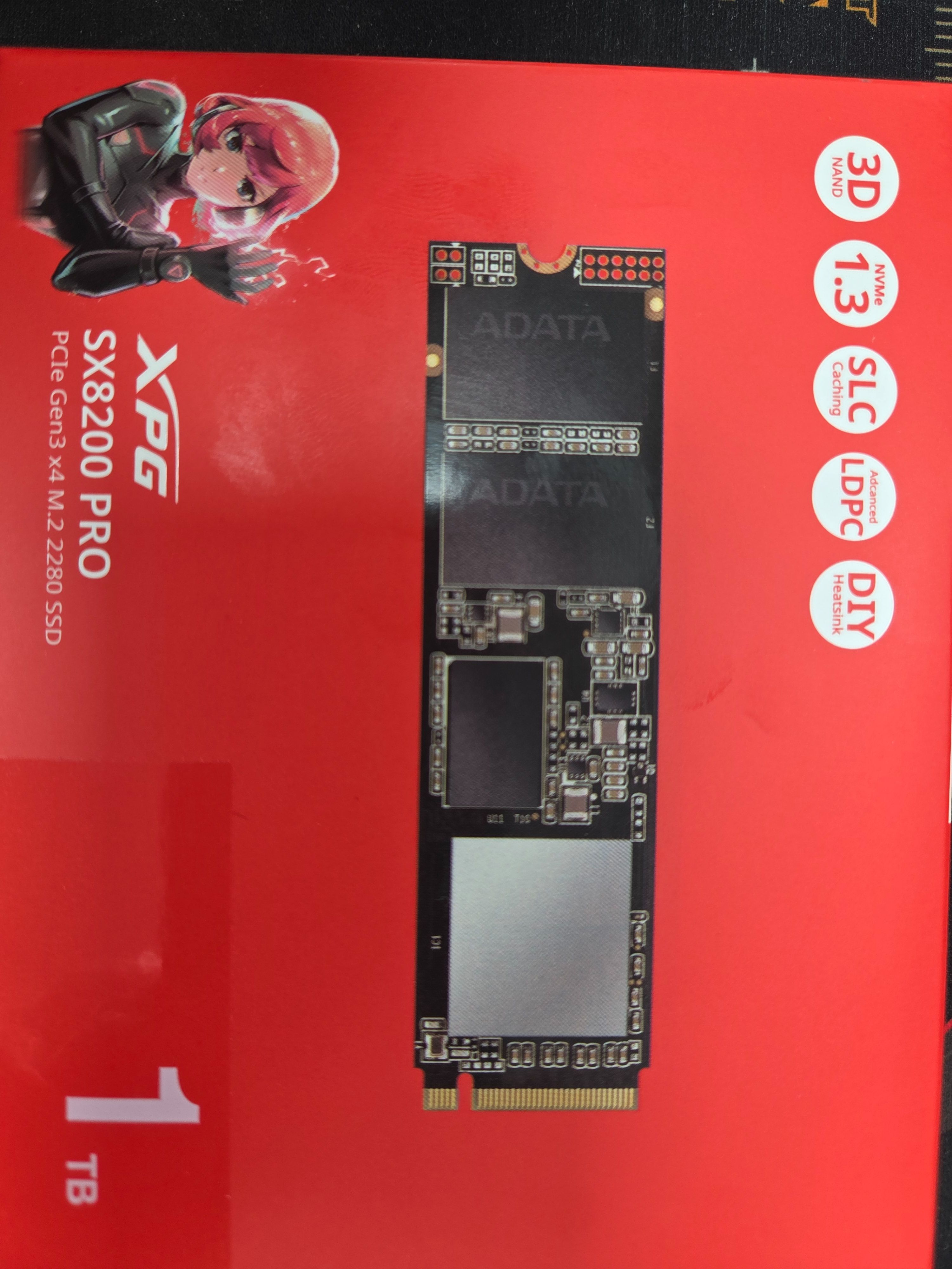 XPG SX8200 PRO 1TB （未拆封良品）