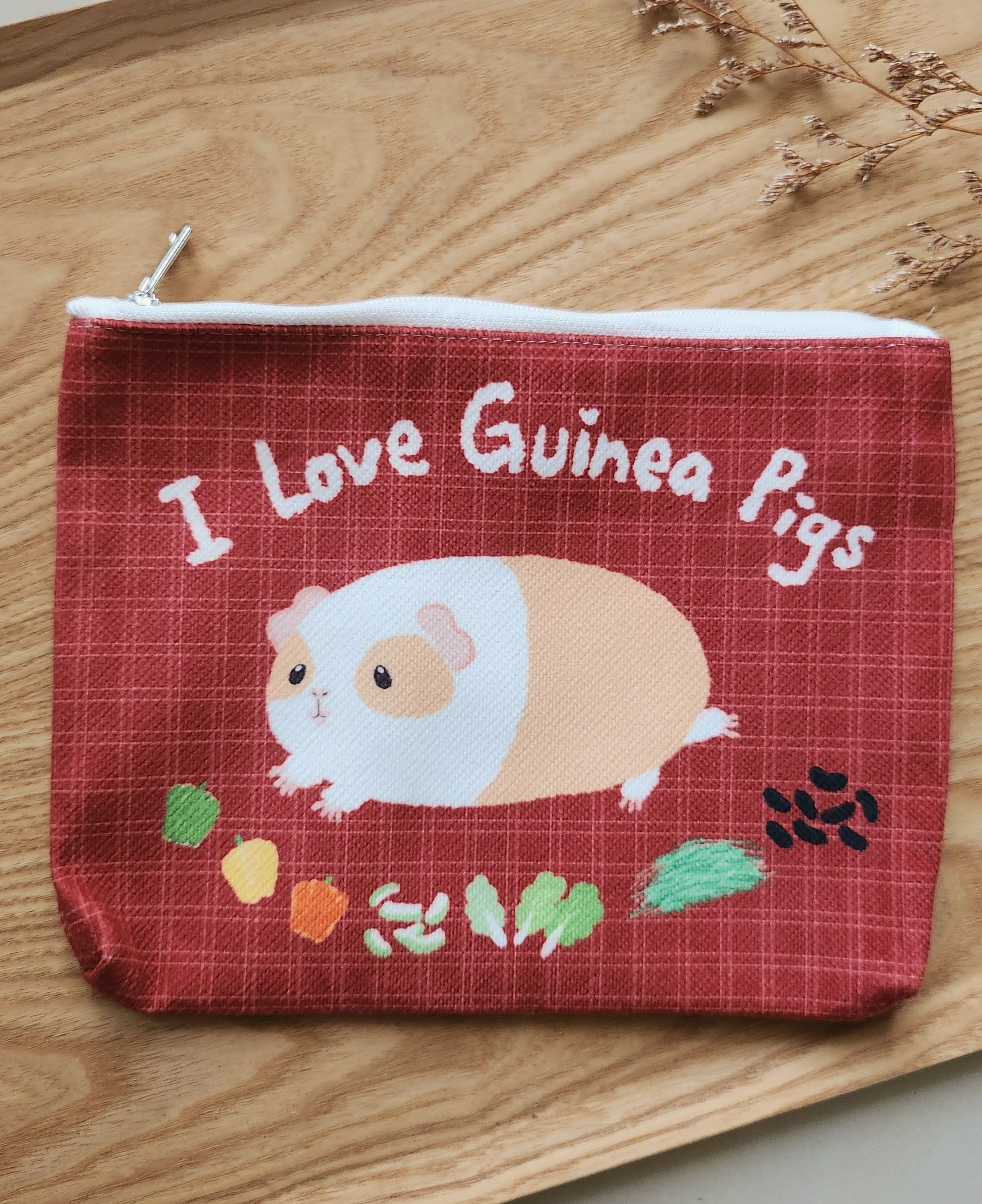 I♡guineapigs收納包（兩種顏色／尺寸）