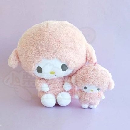韓國三麗鷗sanrio My Sweet Piano彼安諾 小羊 - 坐姿娃娃 ＆ 吊飾娃娃