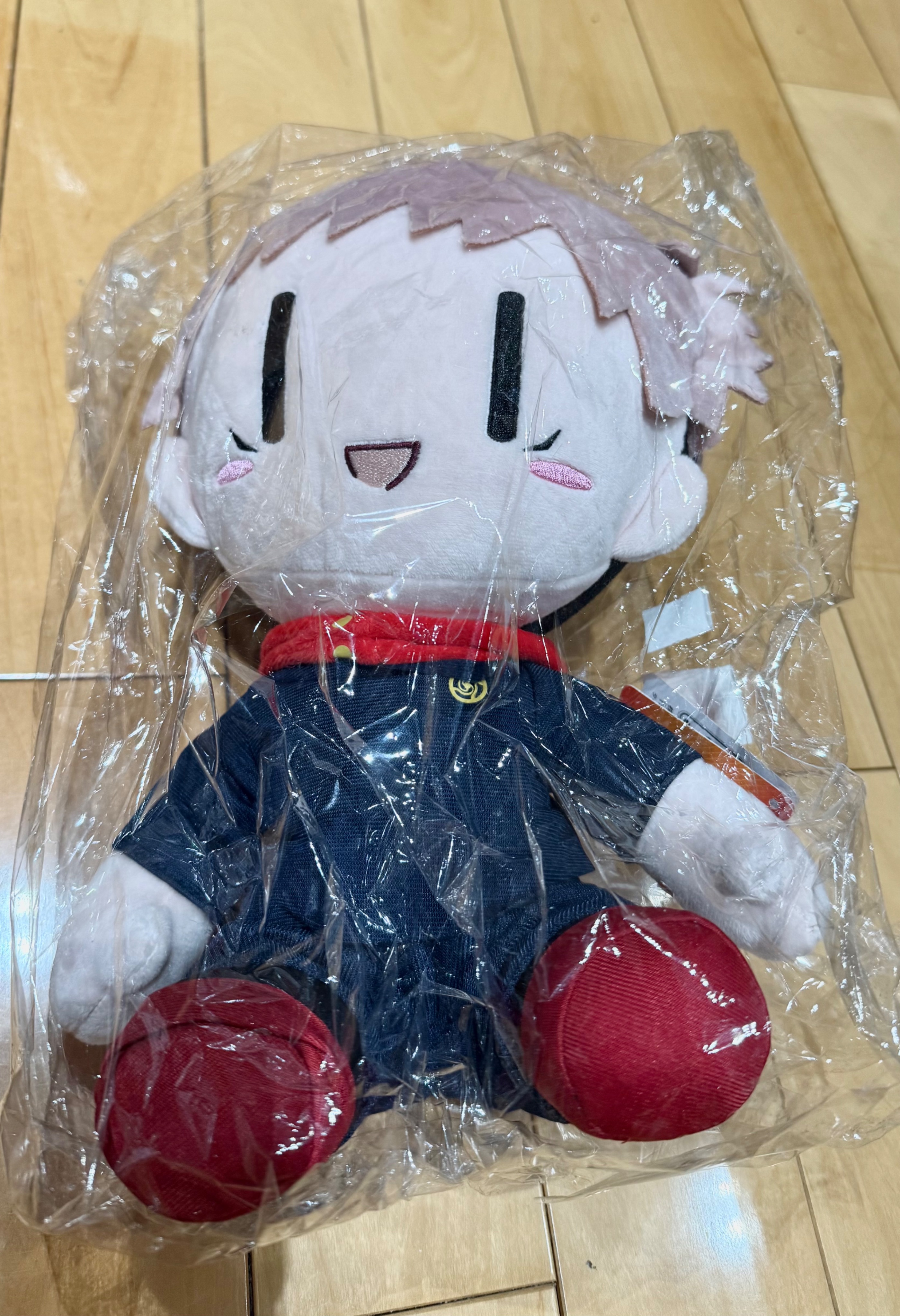 咒術迴戰 虎杖悠仁 Taito big 治癒笑臉 坐姿娃娃