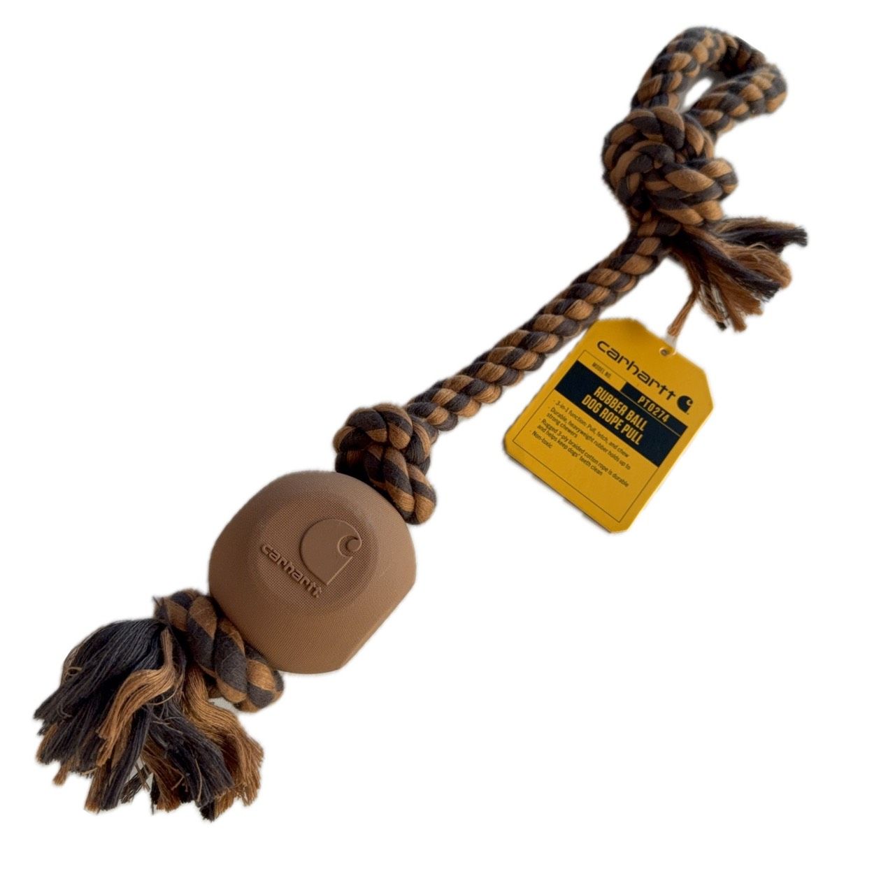 美國經典工裝品牌 Carhartt－Rubber Ball Dog Rope Pull