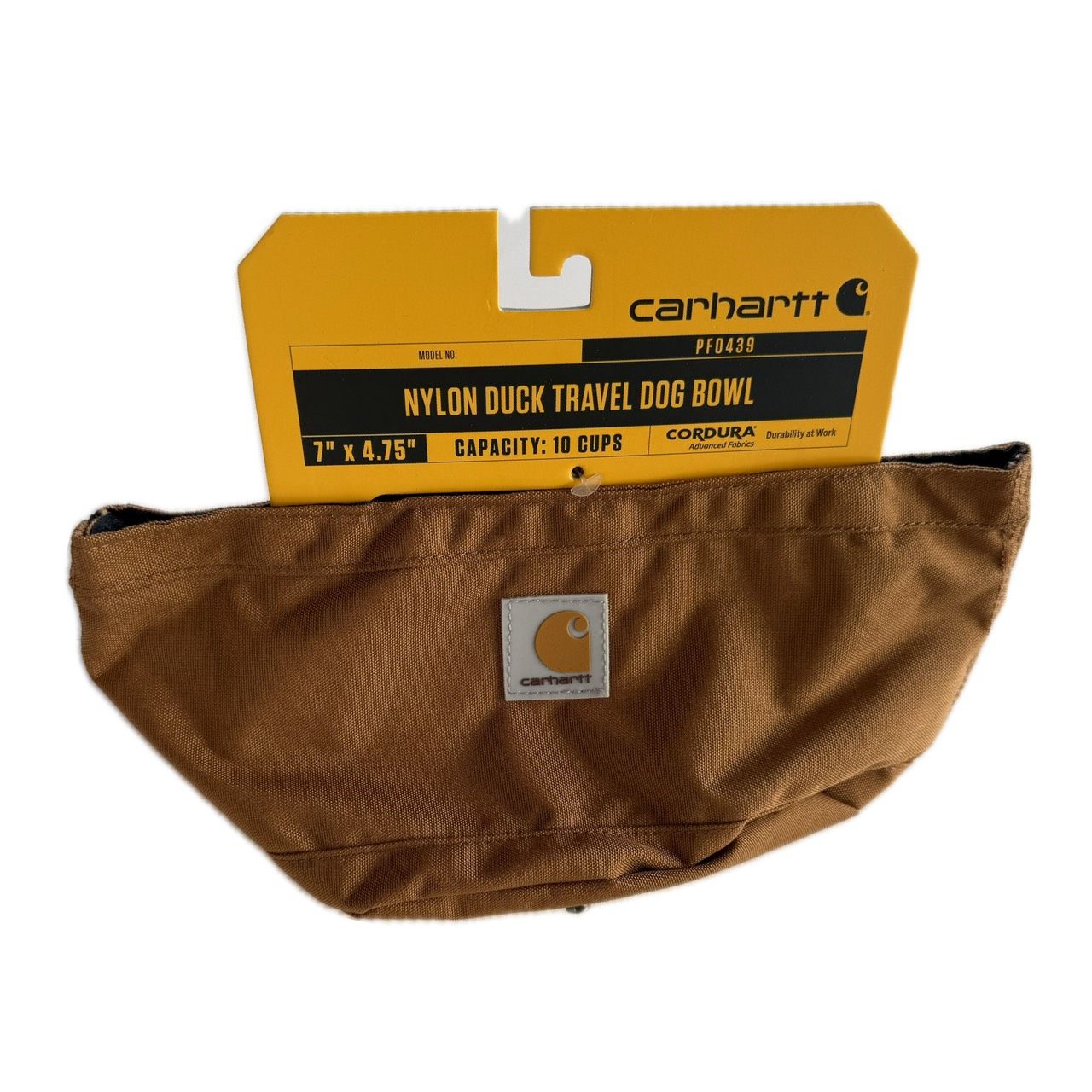 美國經典工裝品牌 Carhartt－Nylon Duck Travel Dog Bowl