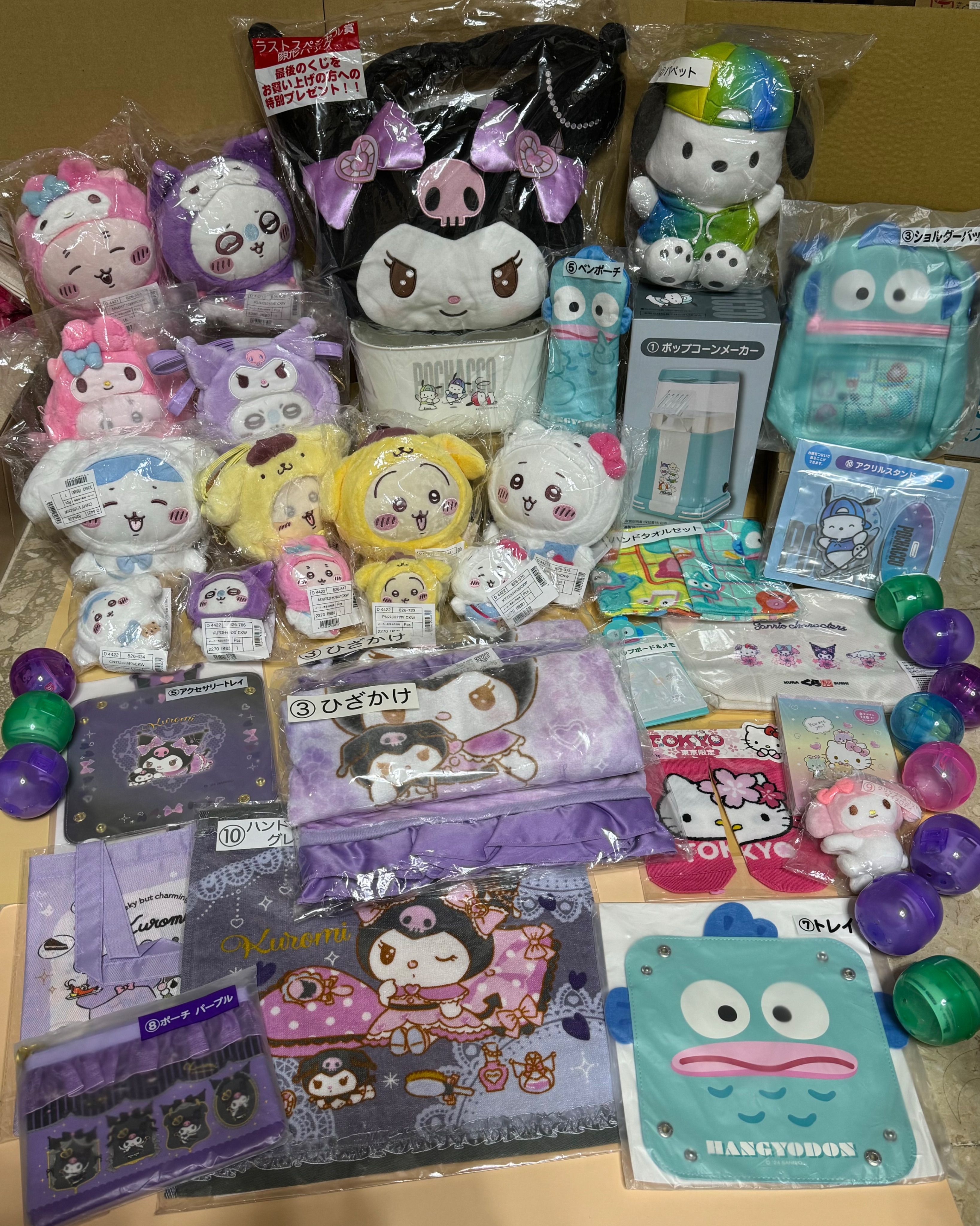 角落生物.miffy.嚕嚕米. 蠟筆小新…等