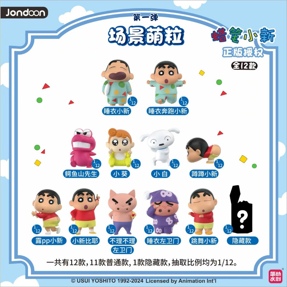 蠟筆小新場景萌粒