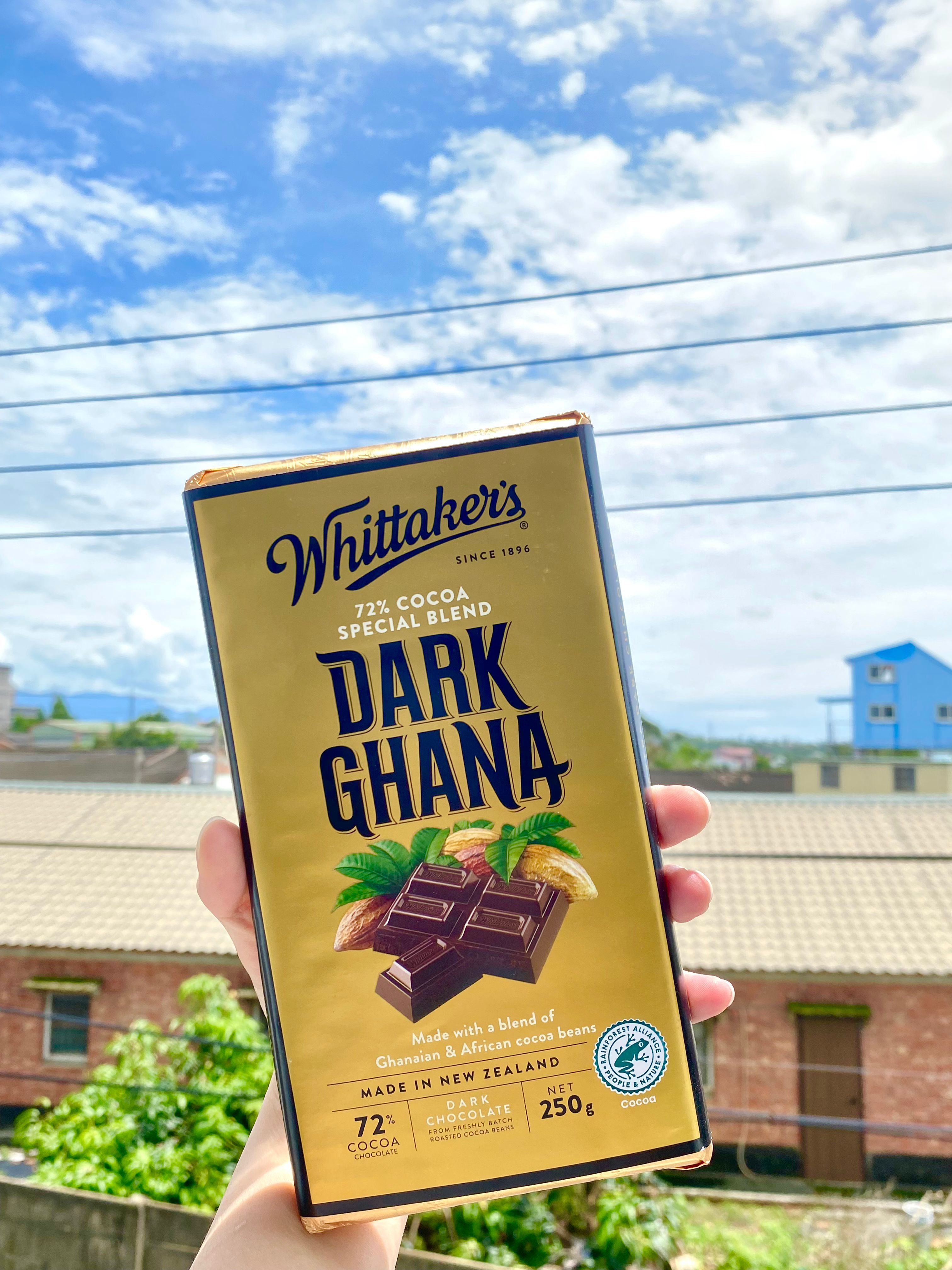 澳洲代購 澳洲商品 紐西蘭國寶 Whittaker’s 巧克力磚 純高可可 永續公平 250g