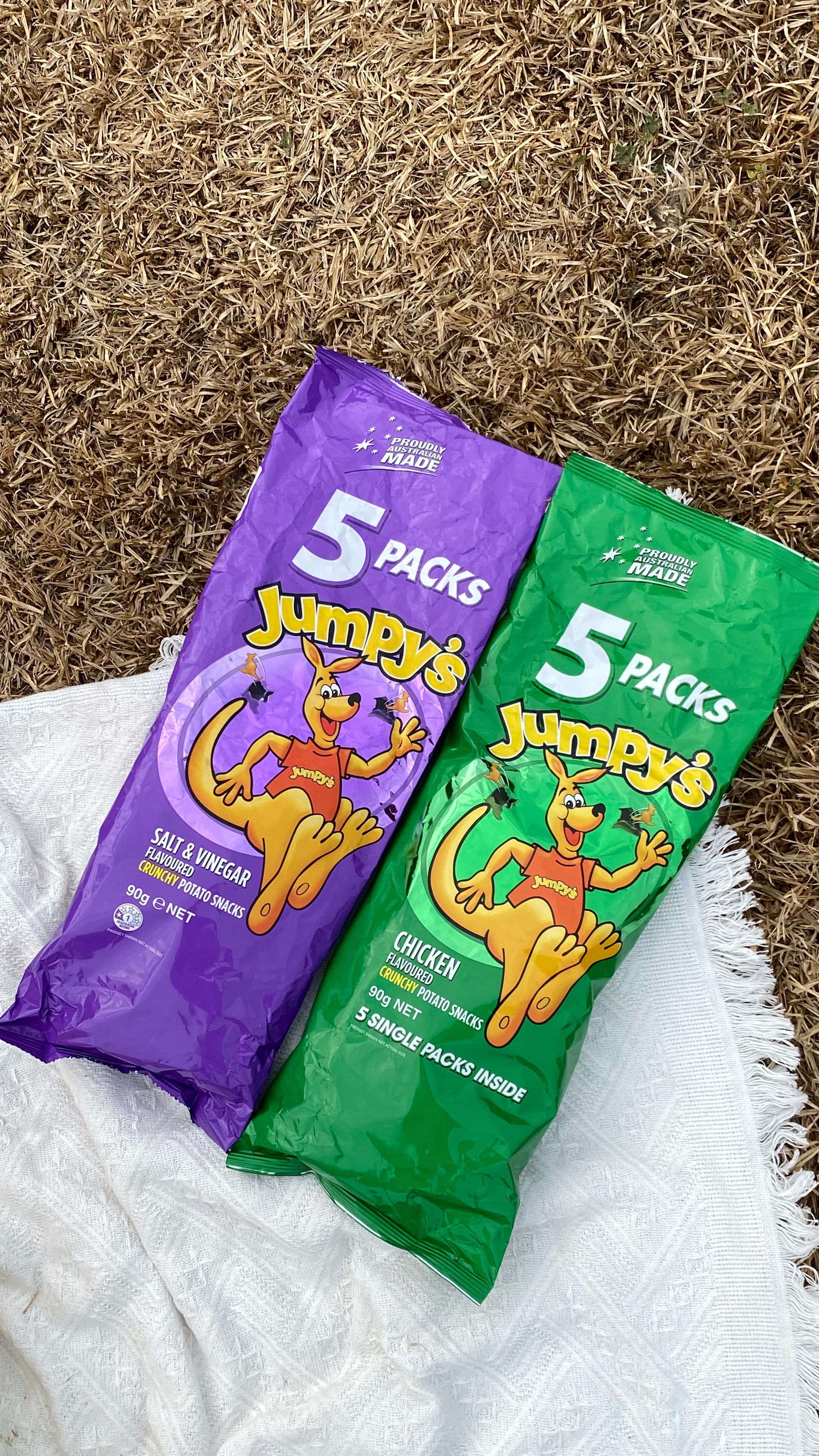 澳洲代購 澳洲商品 Jumpy’s  雞汁口味 香醋海鹽 5包入  洋芋片 伴手禮