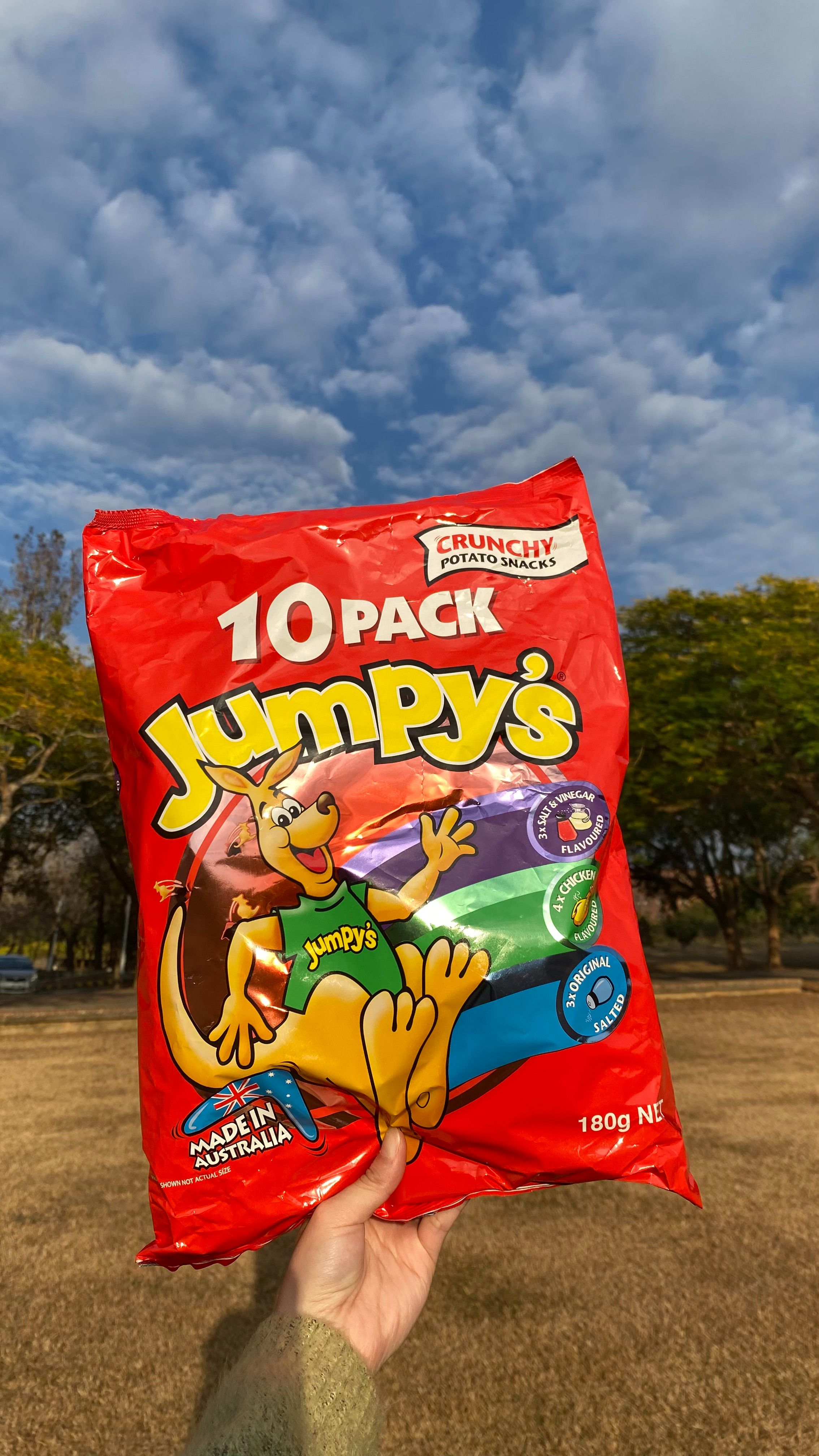 澳洲代購 澳洲商品 Jumpy’s  最佳伴手禮 可愛袋鼠餅乾（10 x 18g）