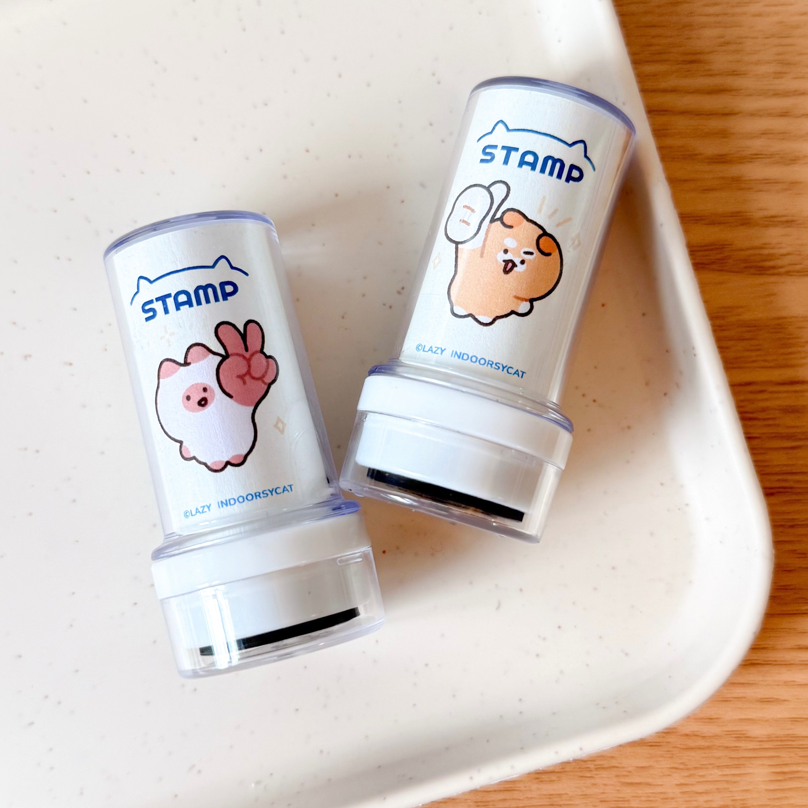 小透明＆噗噗 — 鼓勵小印章！