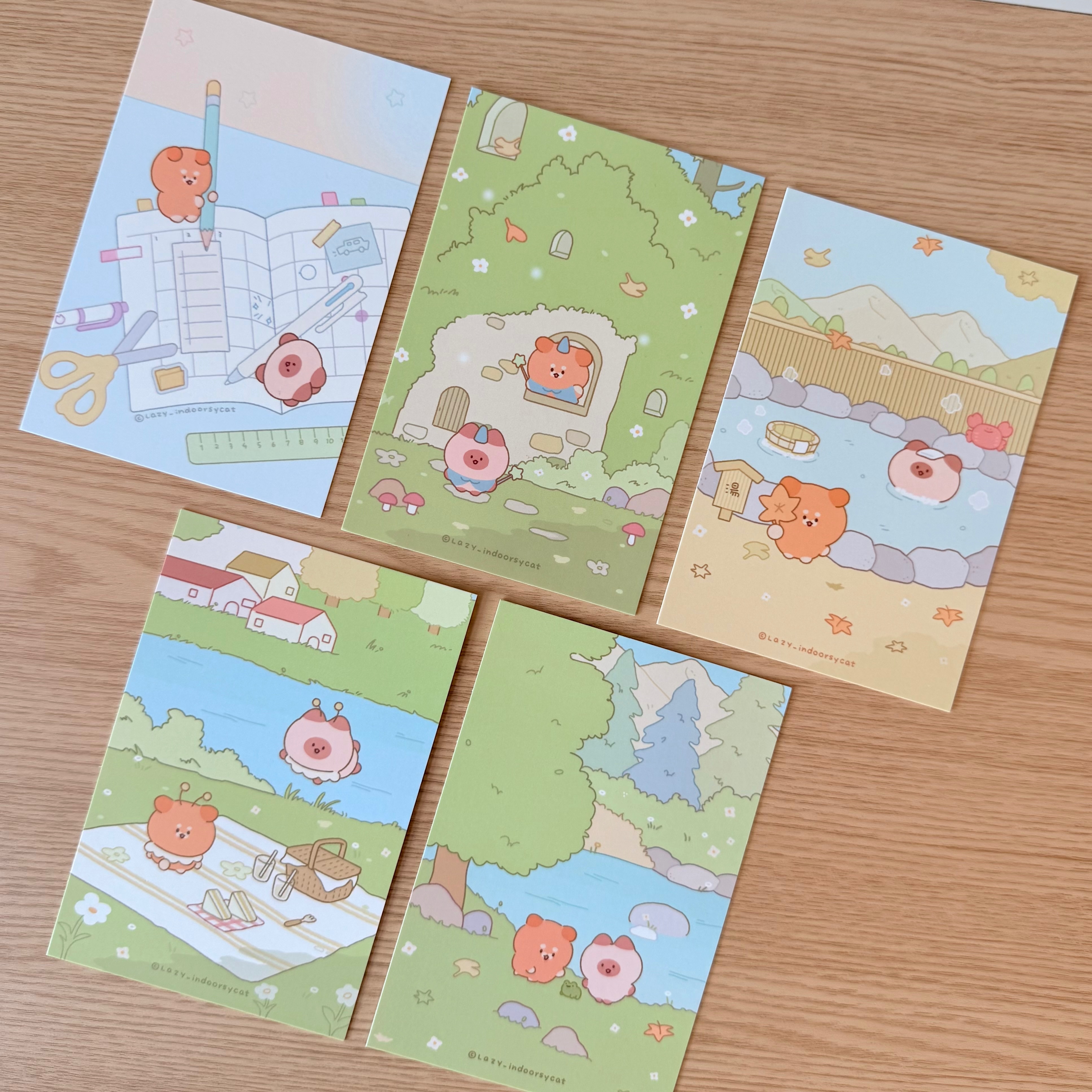 小透明＆噗噗明信片