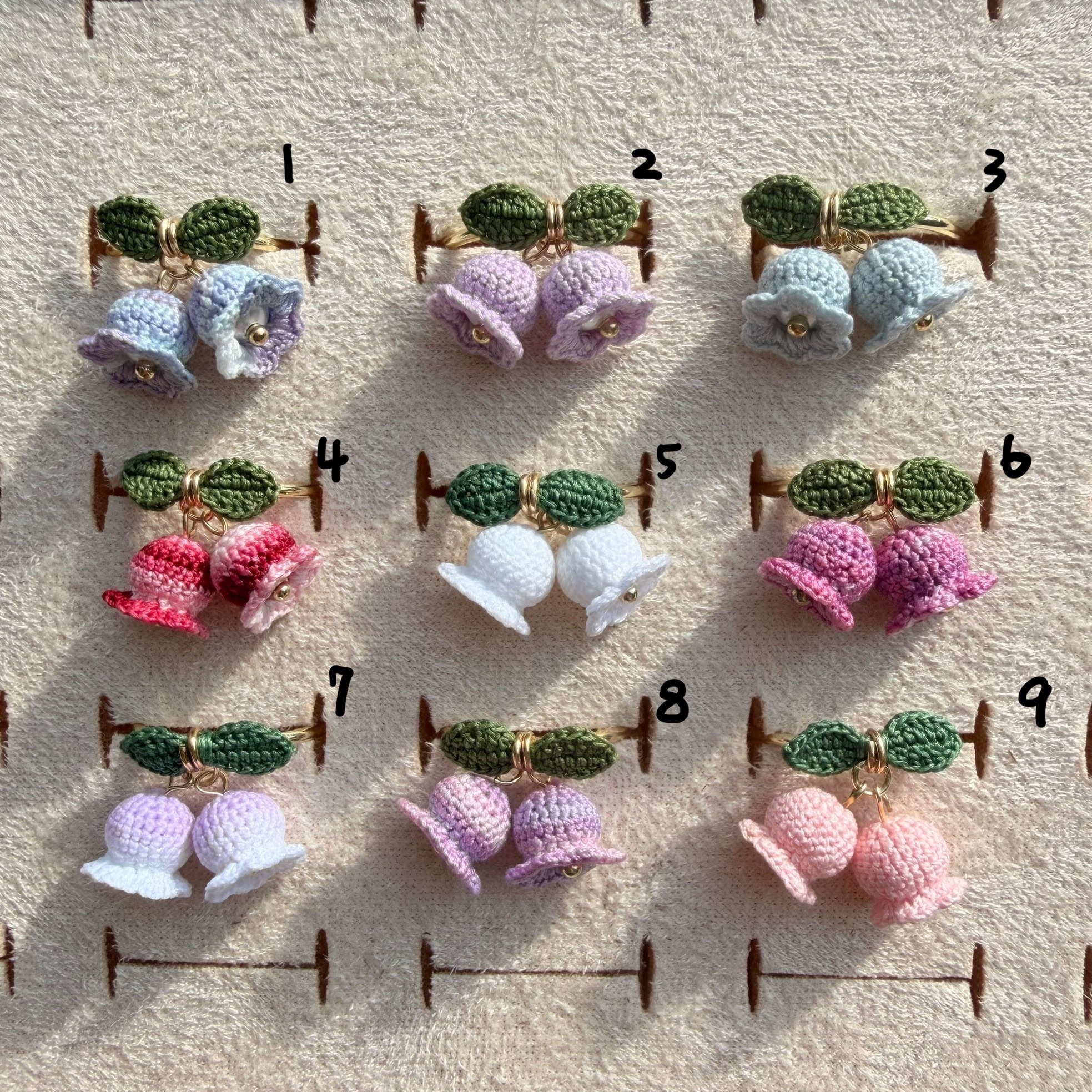 鈴蘭花、櫻桃戒指