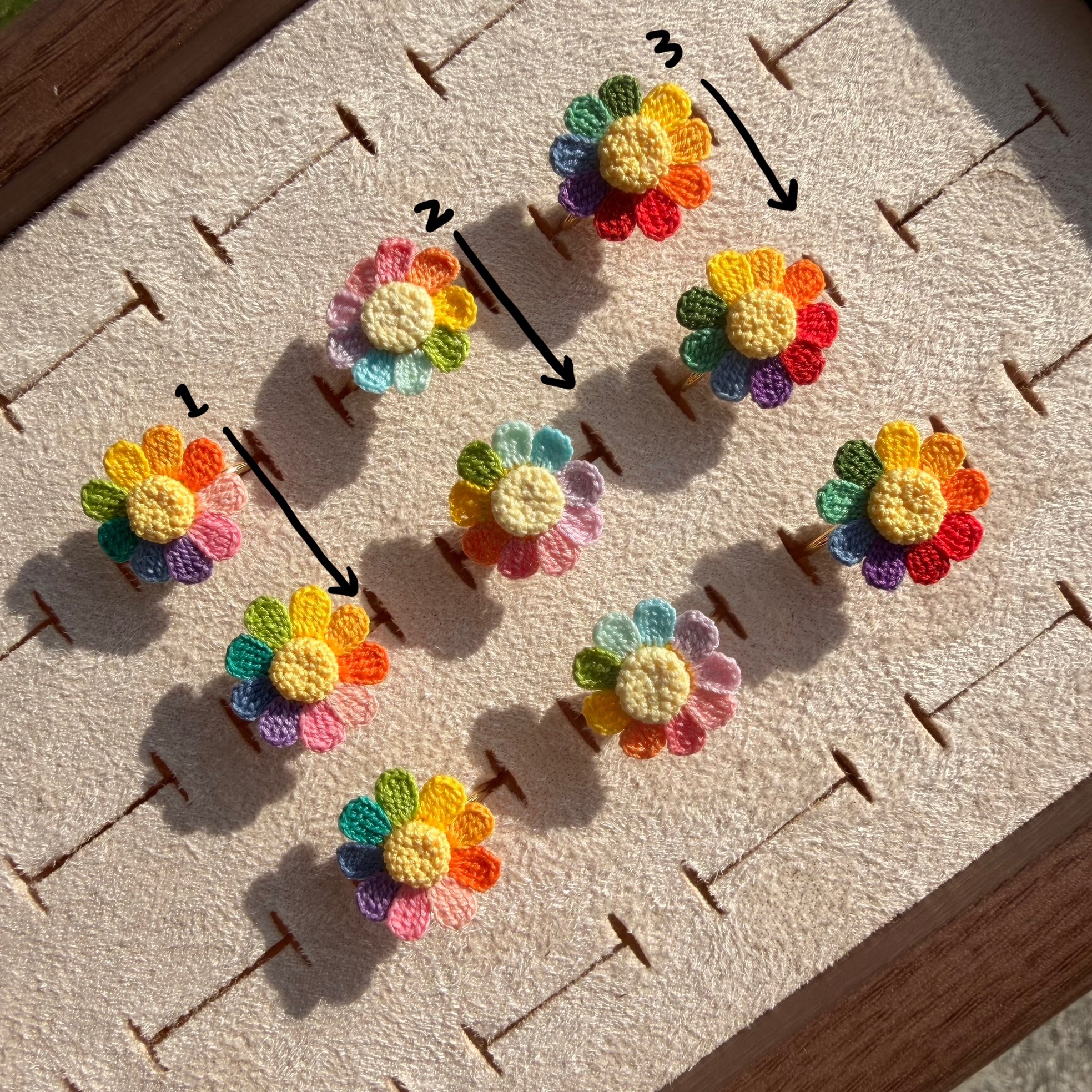 彩色花（會旋轉）