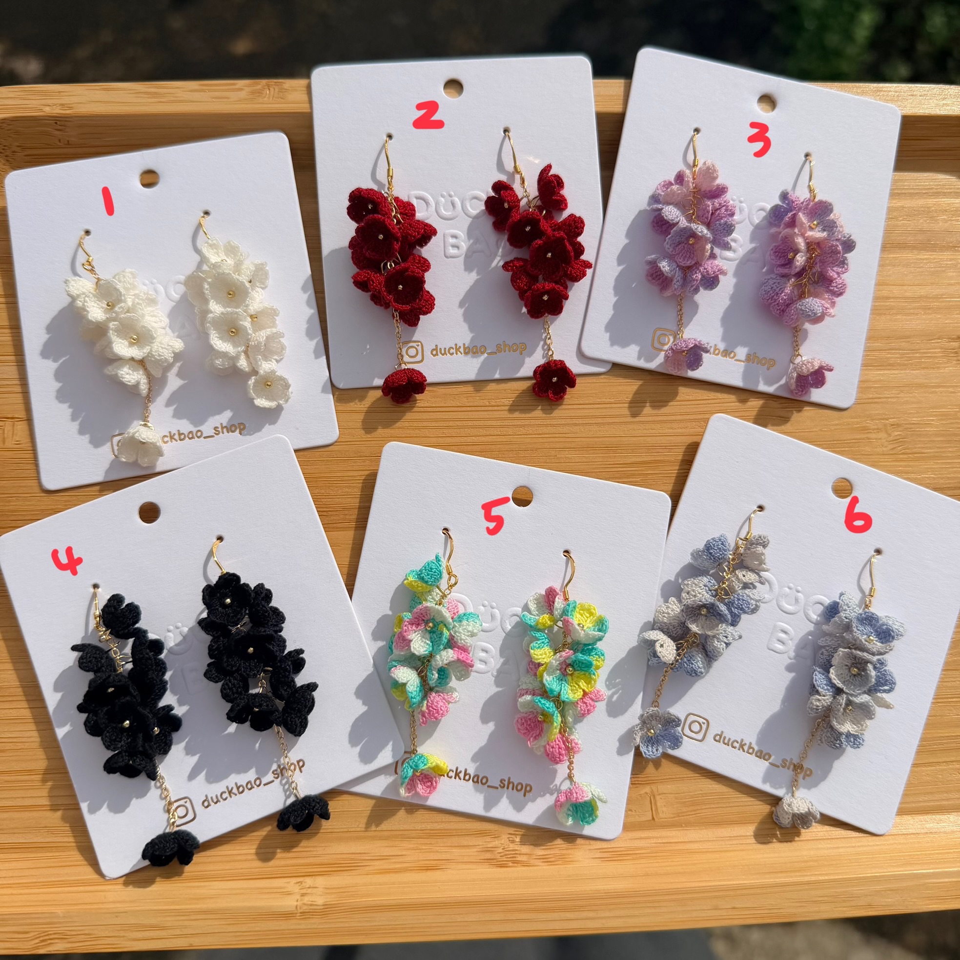 花花串串（20朵花）可改耳夾需要標注