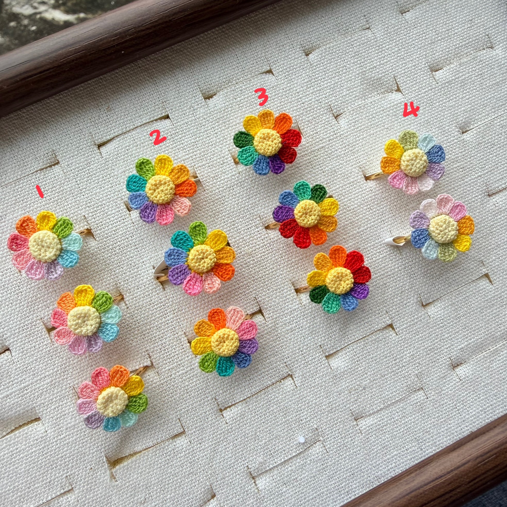 彩色花（會旋轉）