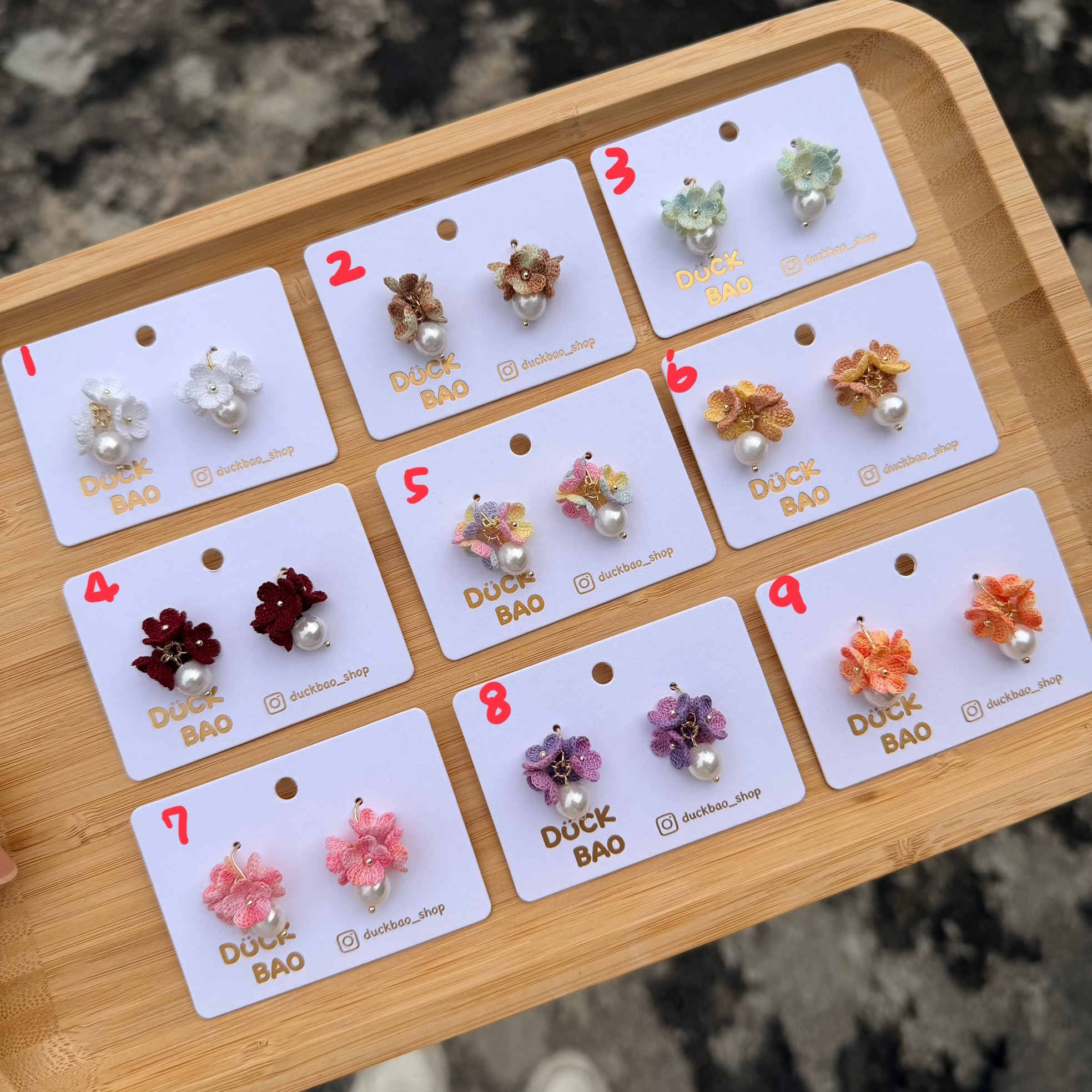 小花花耳掛（可以改耳夾需要標注）