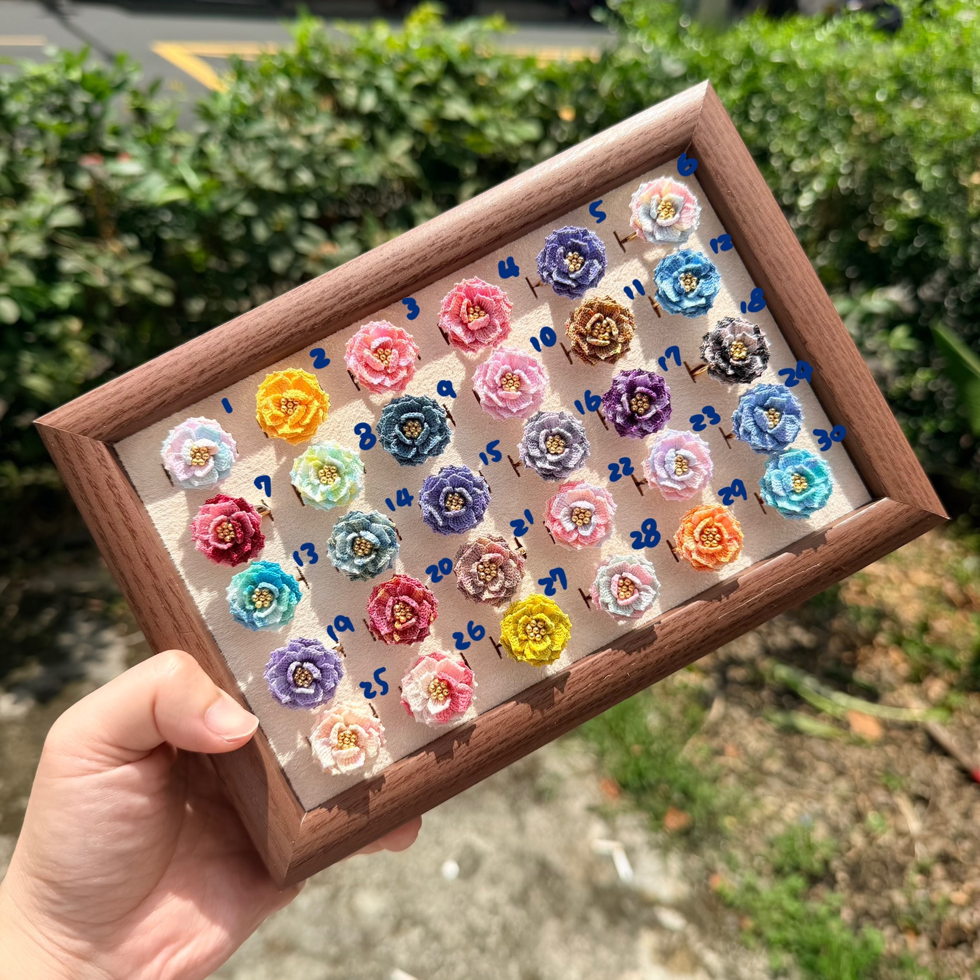 牡丹花戒指💍（會旋轉）