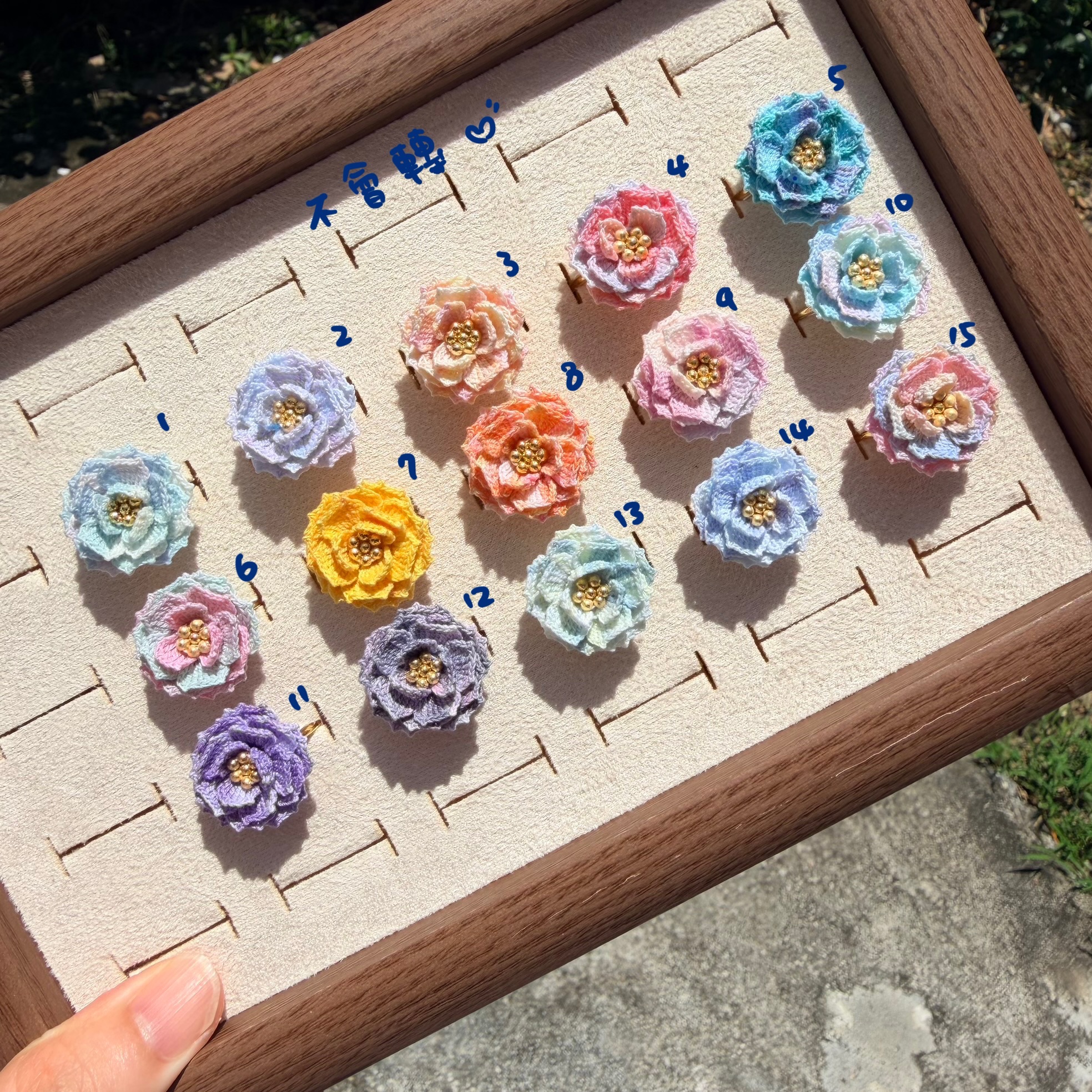 牡丹花戒指💍（不會旋轉）