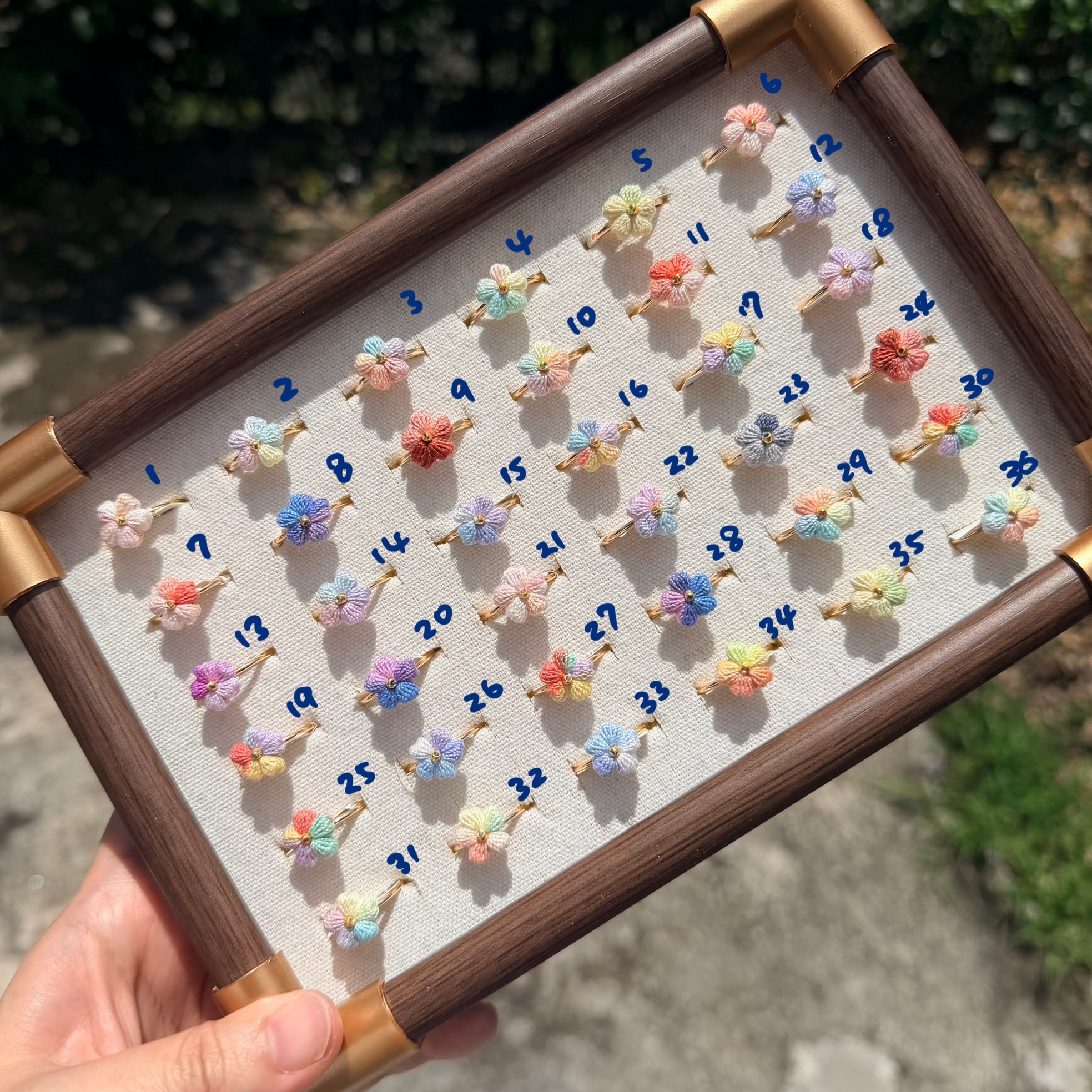 泡芙花戒指💍