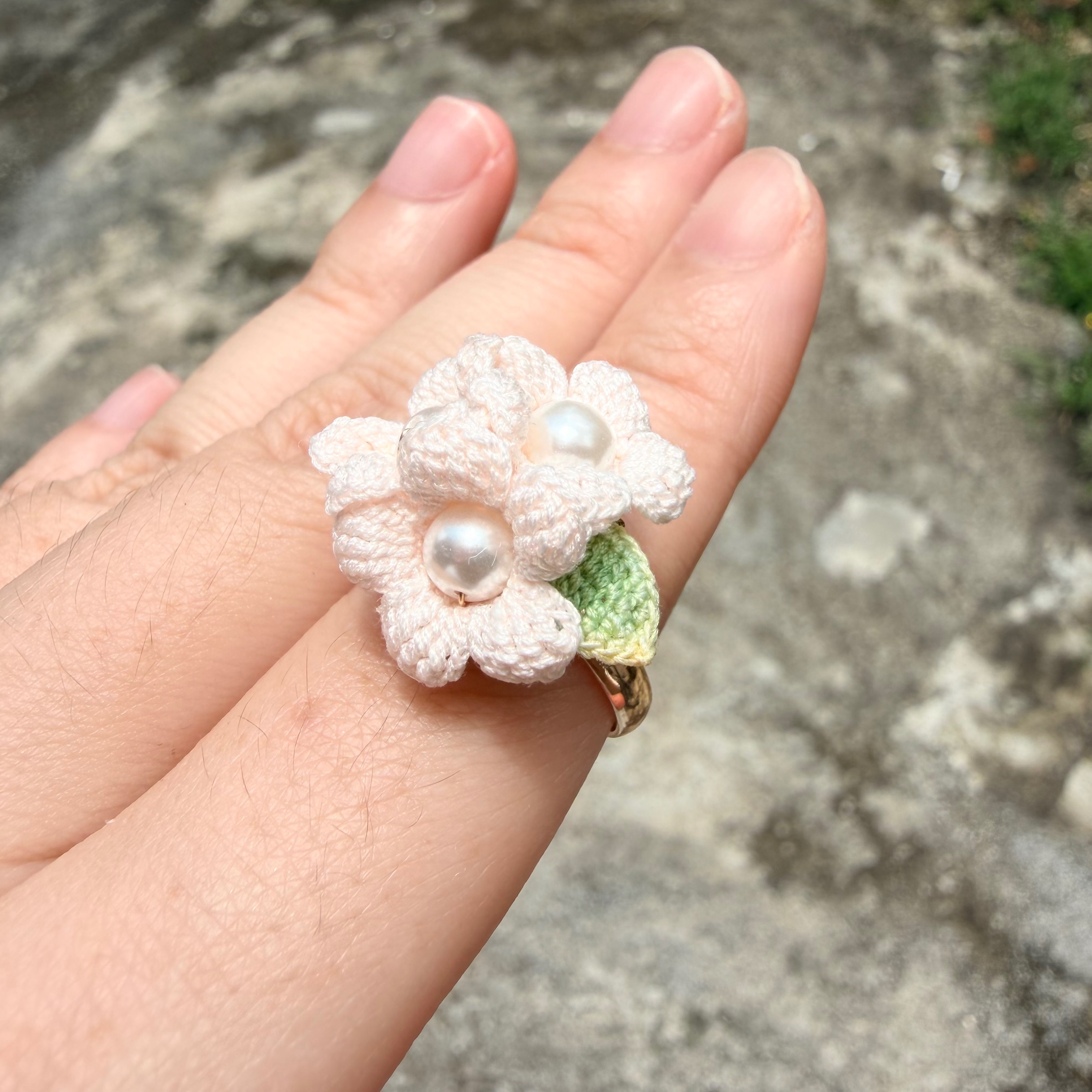 百合、大玫瑰戒指💍