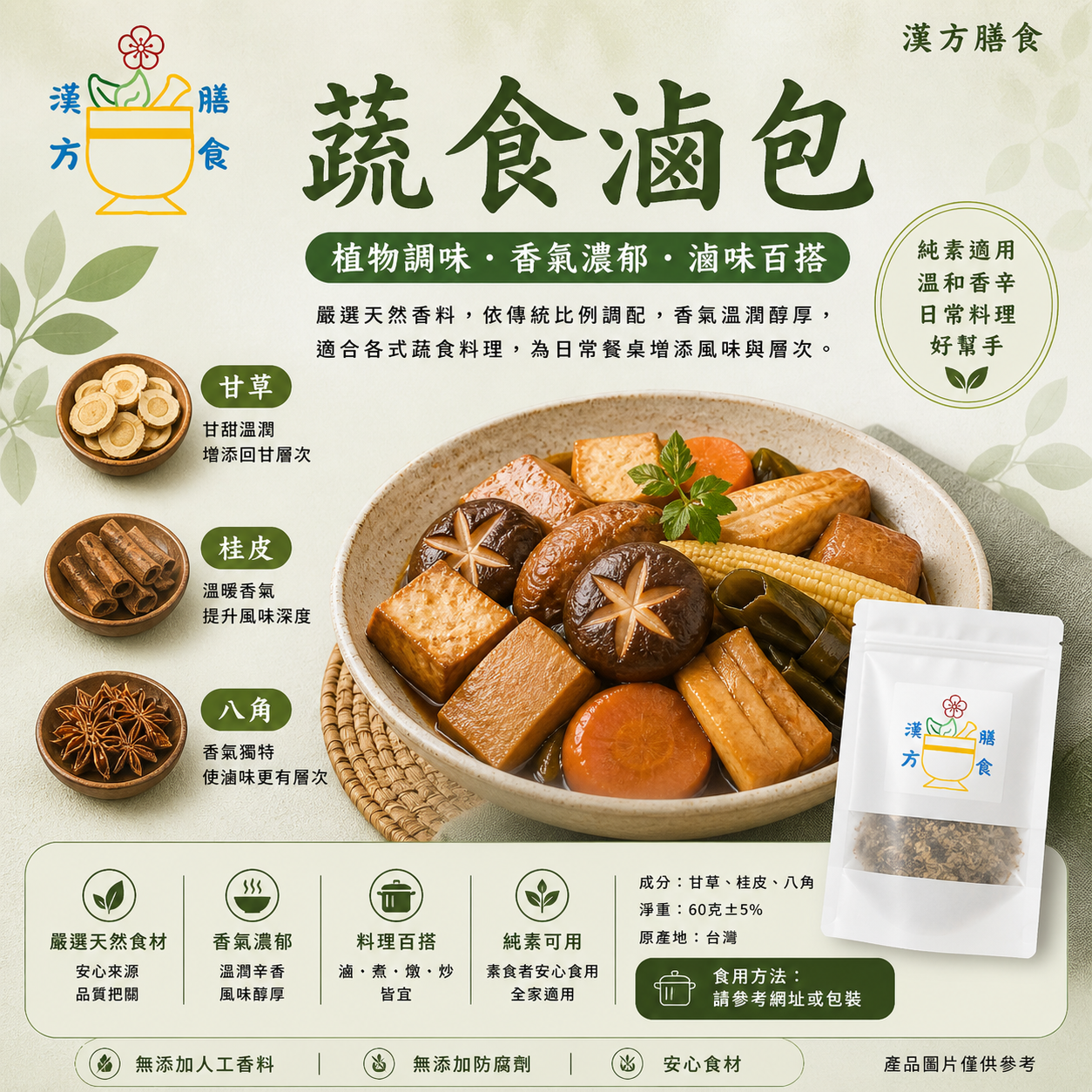 蔬食滷包/素食