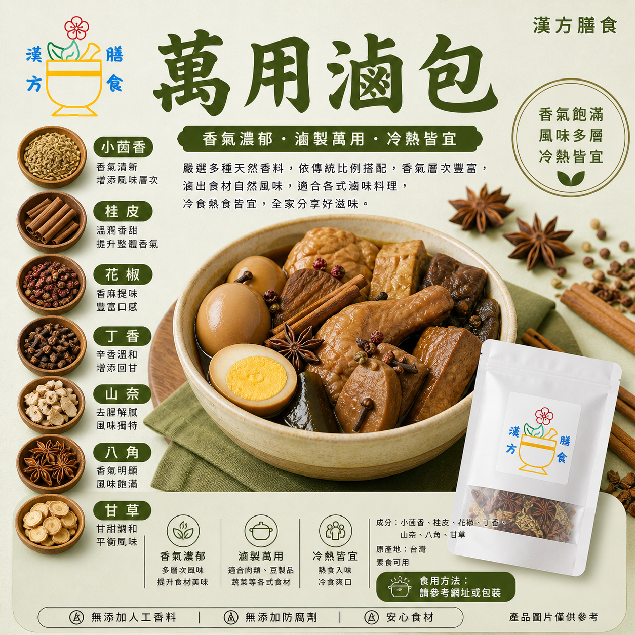 萬用滷包（可冷、熱食）