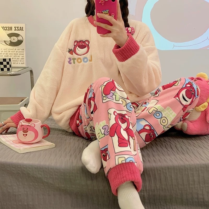 🧸秋冬必備 毛毛睡衣