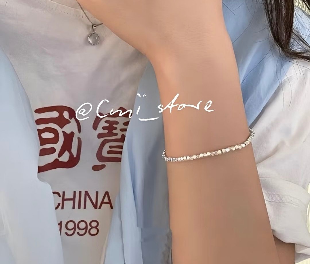 碎銀子彈力繩手鍊