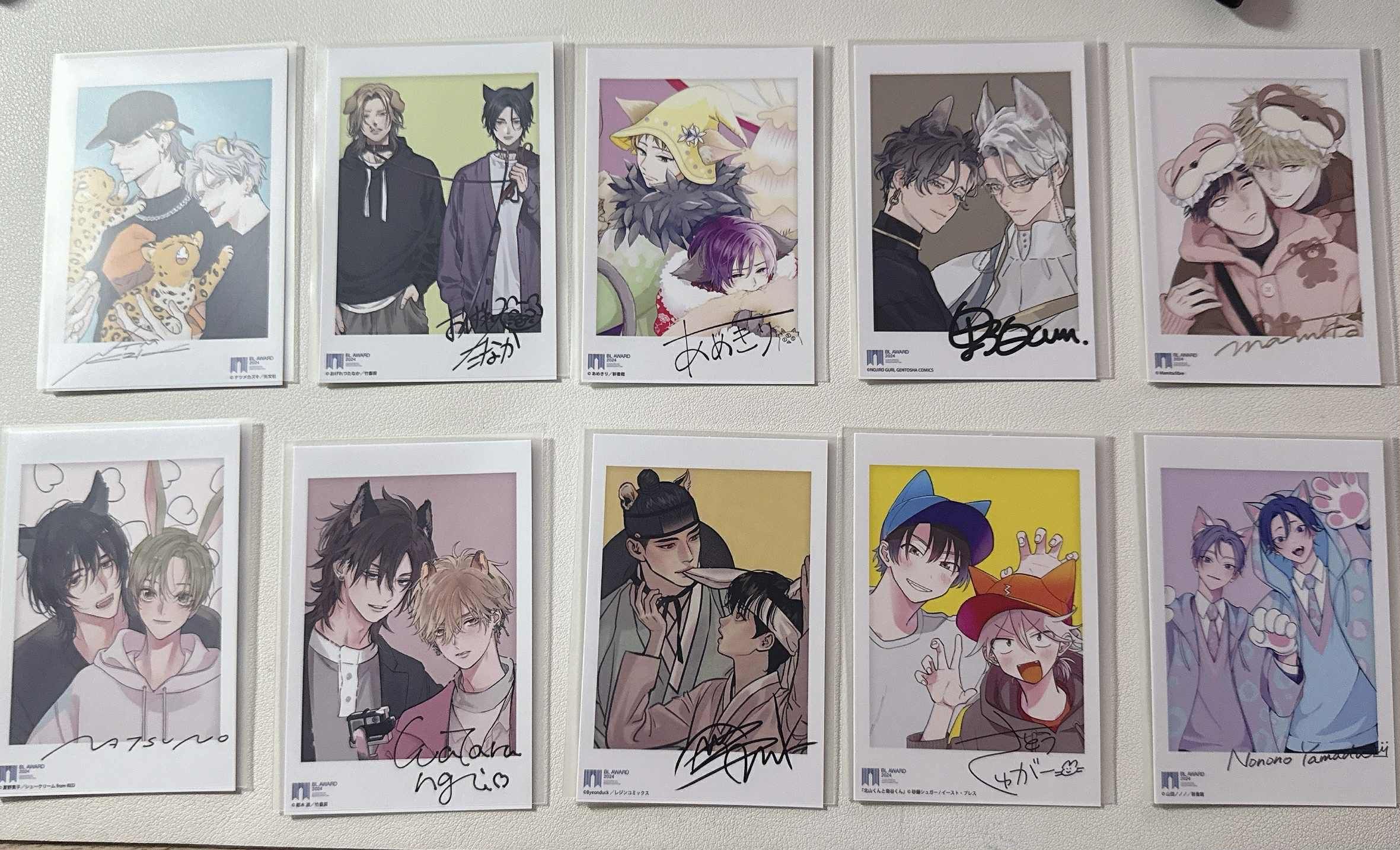 BLアワード2024記念グッズ 小卡、特典