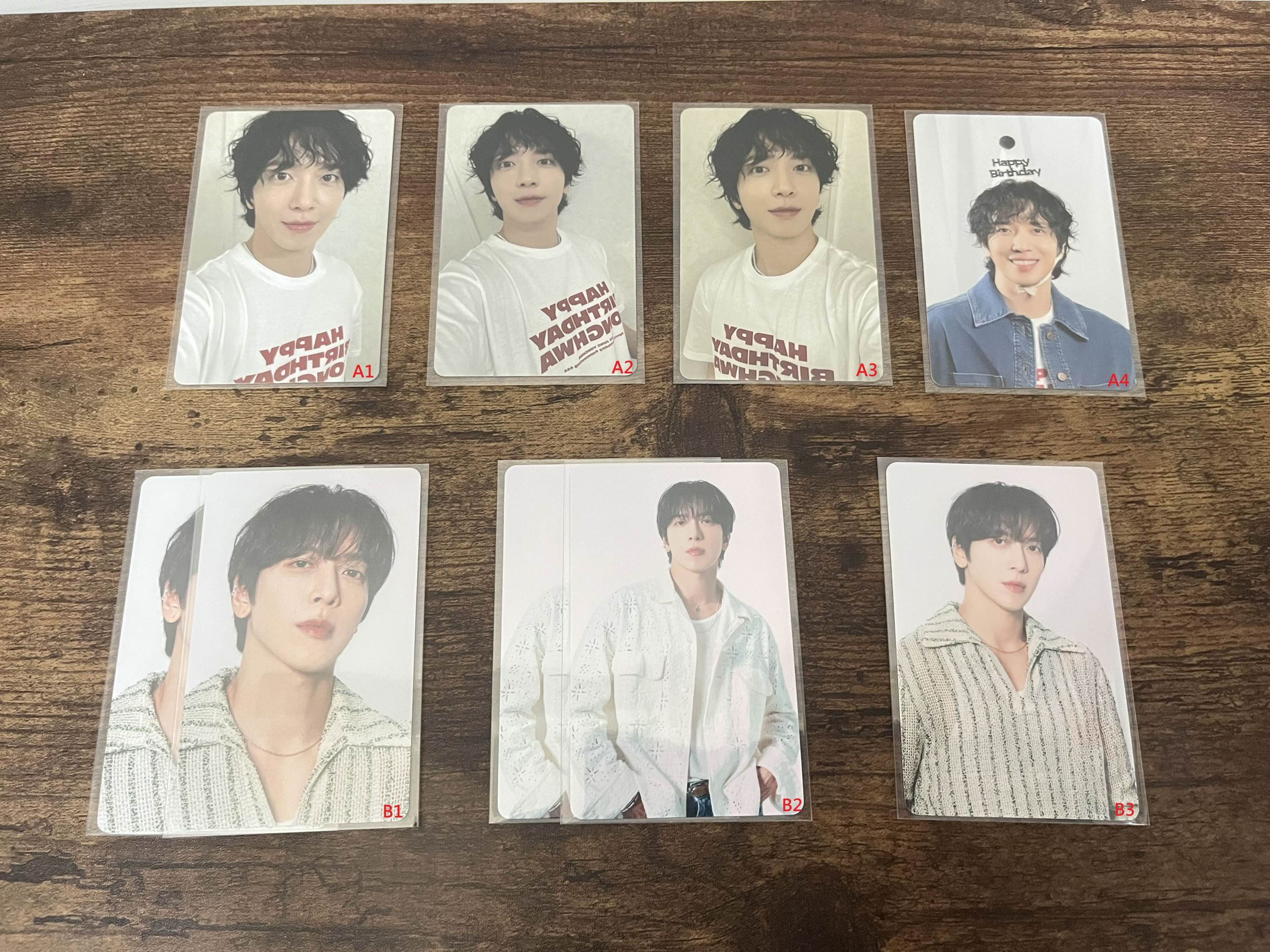 容和生日卡、solo日巡卡